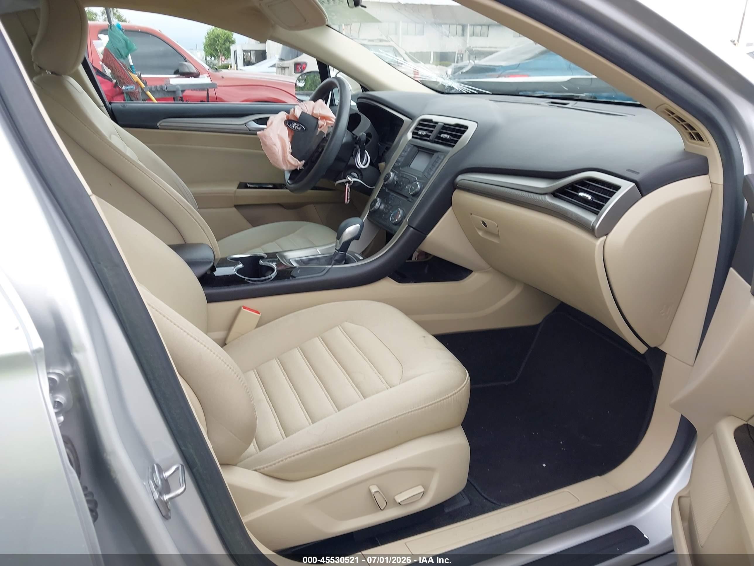 2015 Ford Fusion Se Silver vin: 3FA6P0H72FR280624