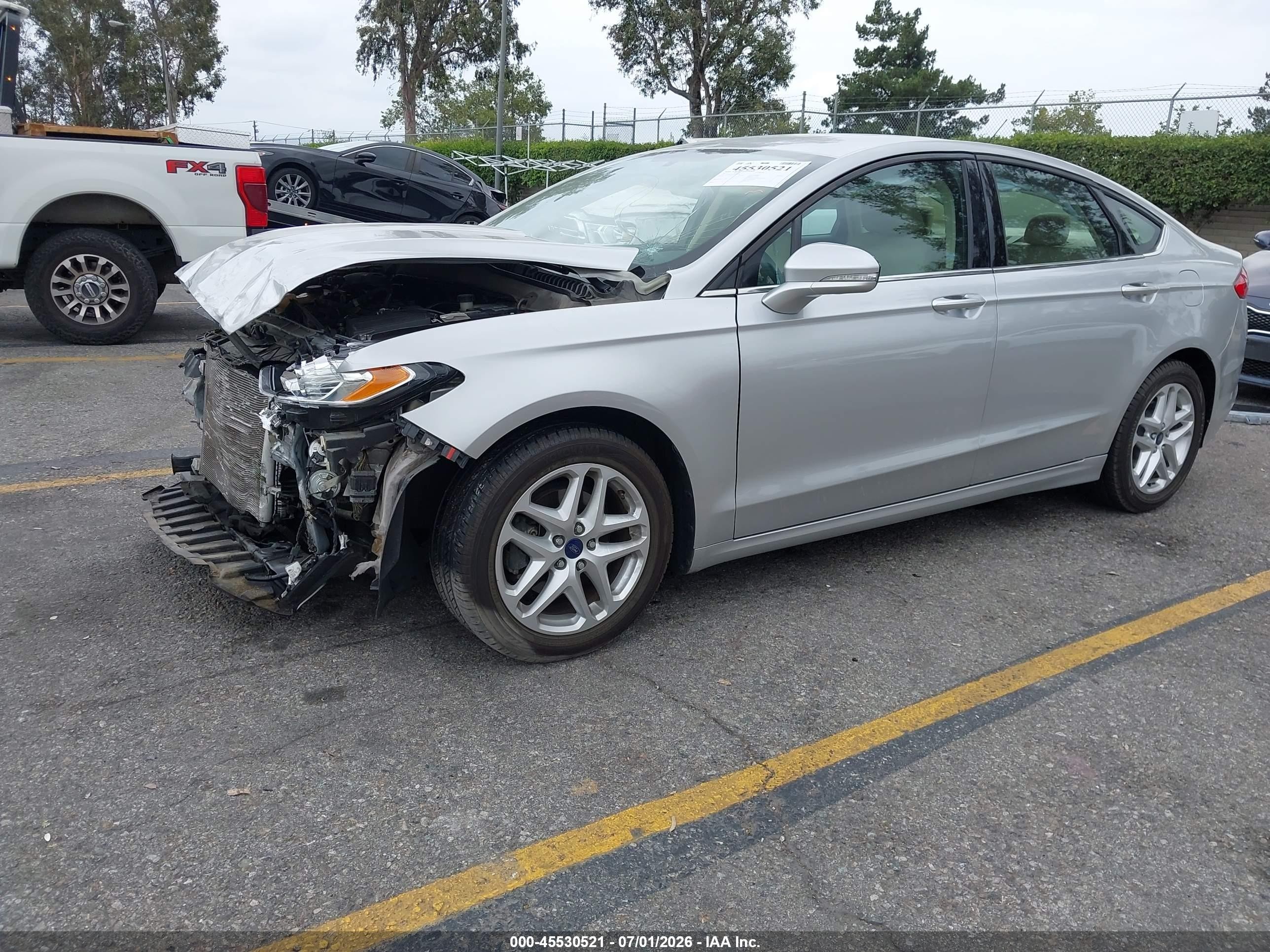 2015 Ford Fusion Se Silver vin: 3FA6P0H72FR280624