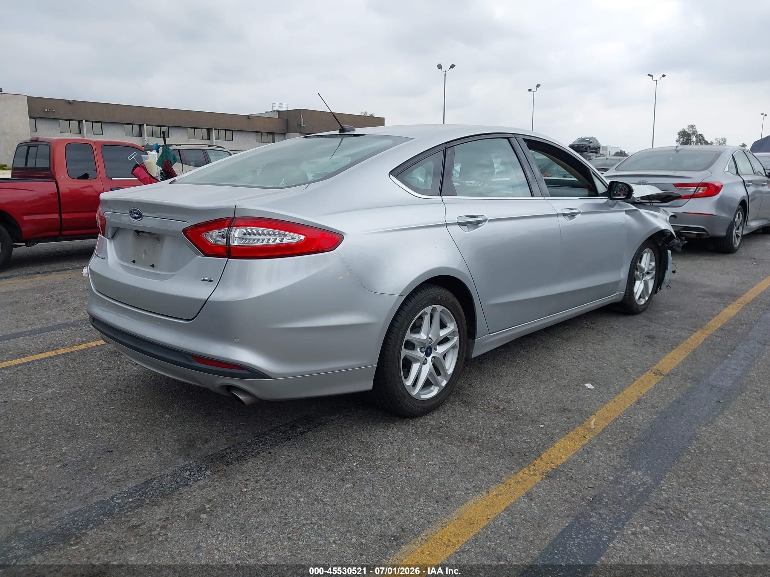 2015 Ford Fusion Se Silver vin: 3FA6P0H72FR280624