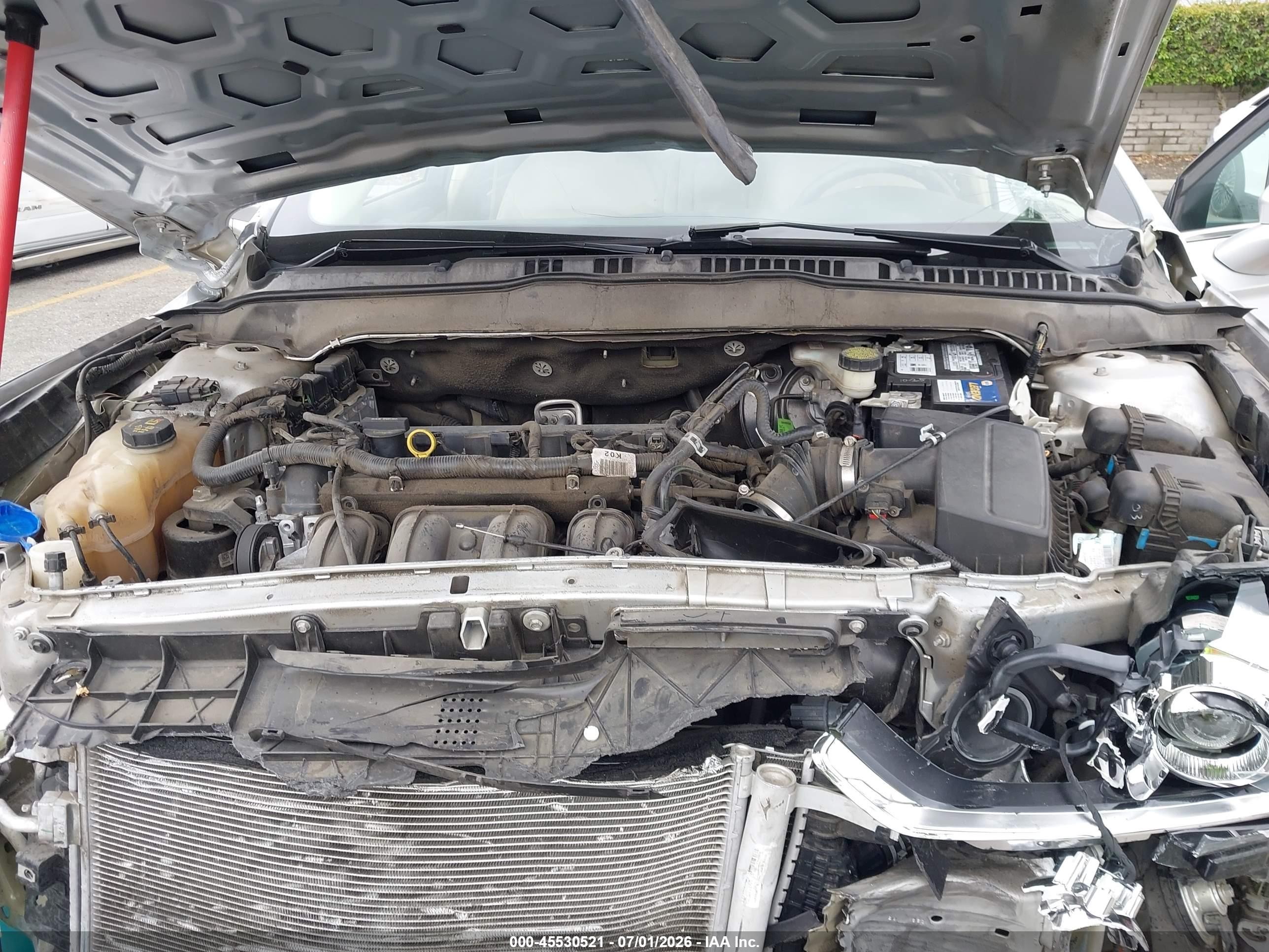 2015 Ford Fusion Se Silver vin: 3FA6P0H72FR280624