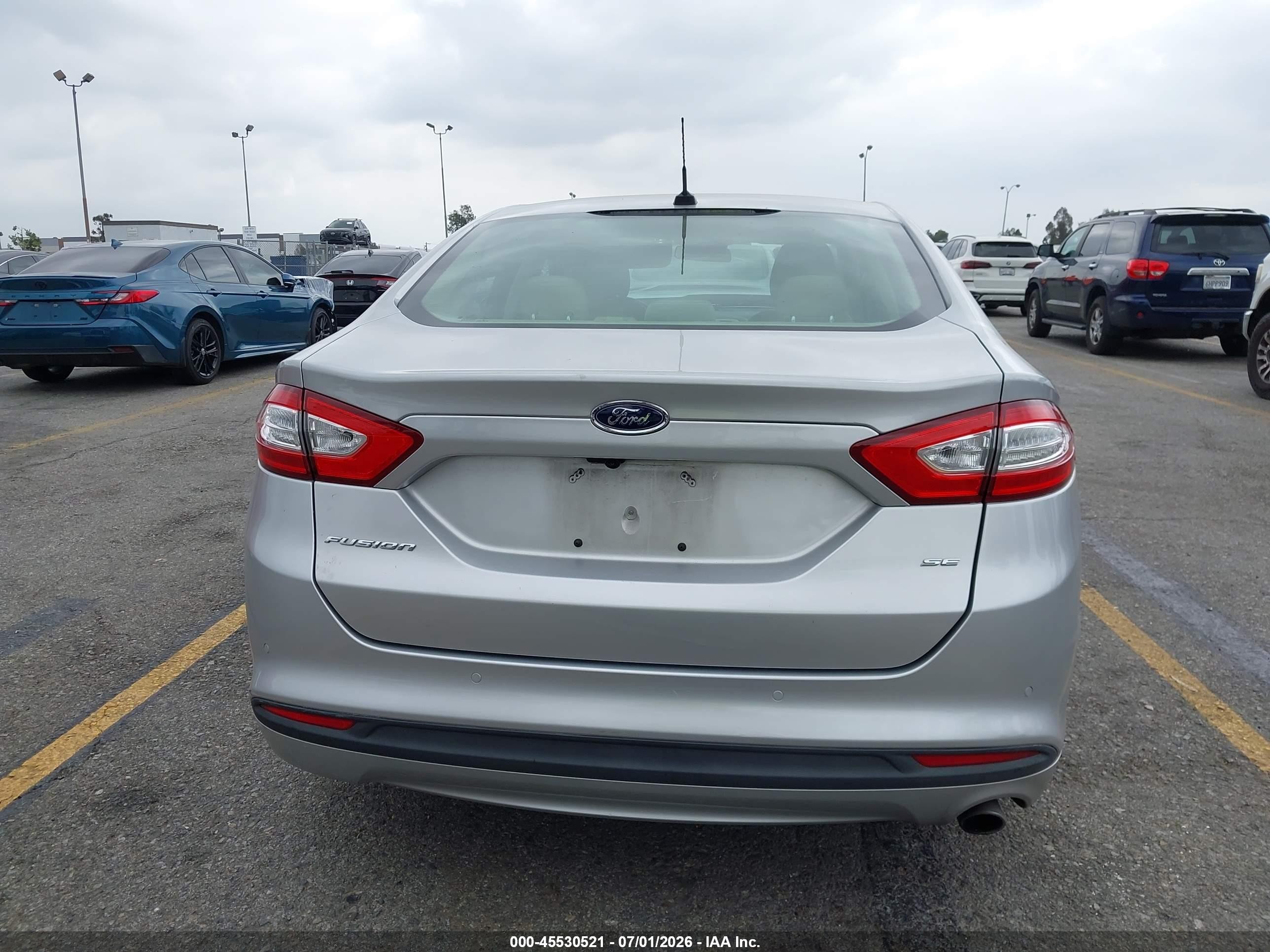 2015 Ford Fusion Se Silver vin: 3FA6P0H72FR280624