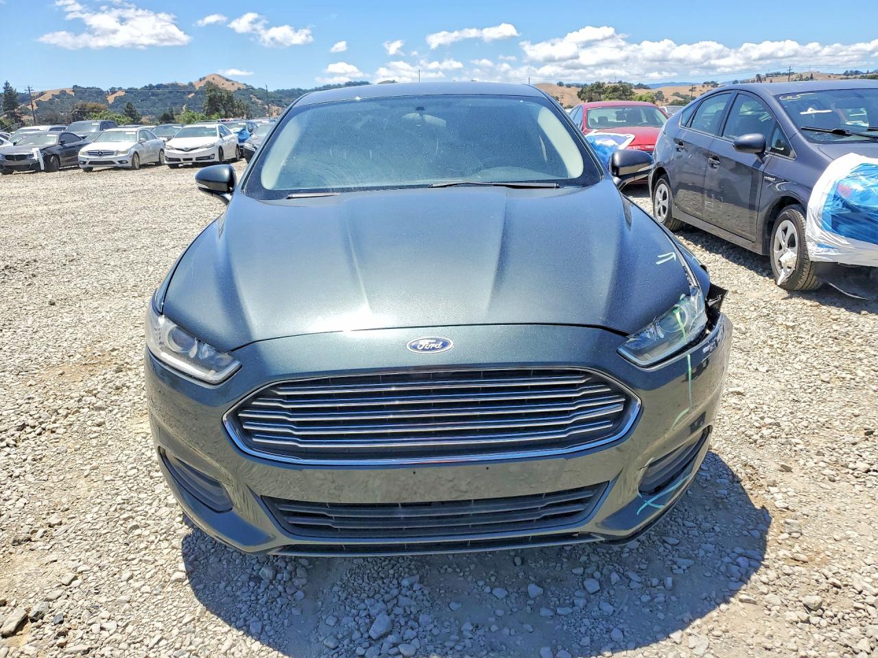 2015 Ford Fusion Se Green vin: 3FA6P0H72FR296645
