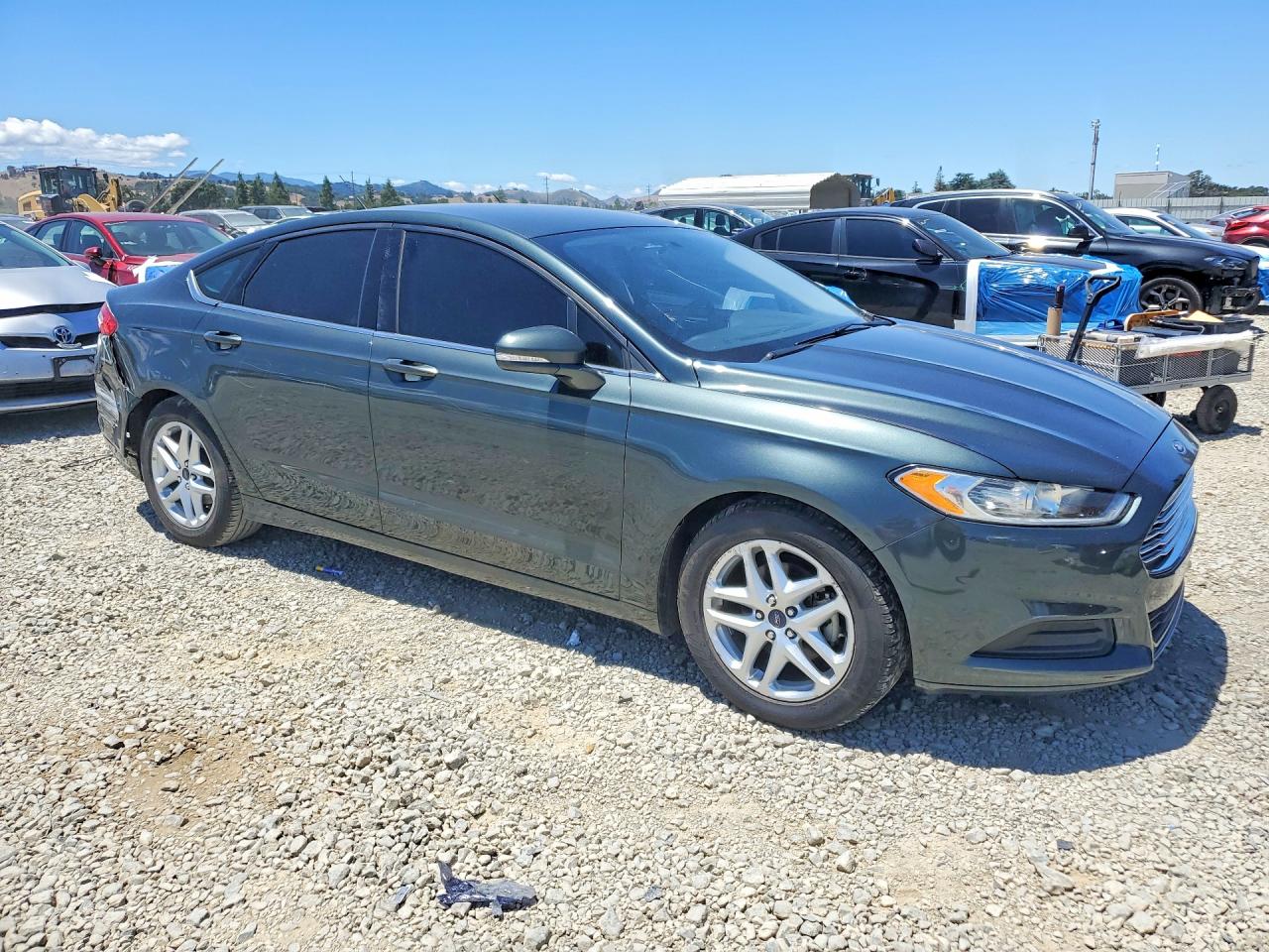 2015 Ford Fusion Se Green vin: 3FA6P0H72FR296645