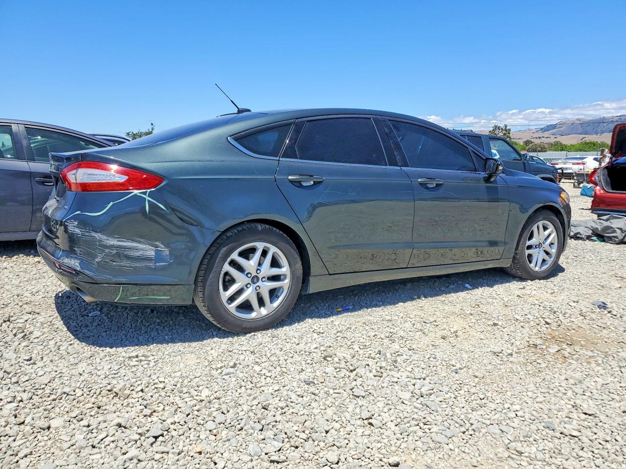 2015 Ford Fusion Se Green vin: 3FA6P0H72FR296645