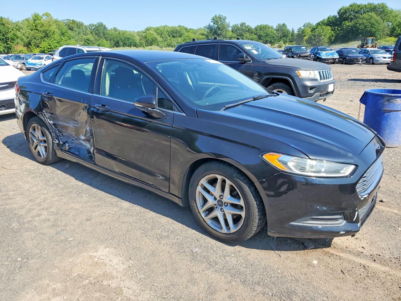 2015 Ford Fusion Se Gray vin: 3FA6P0H72FR299707