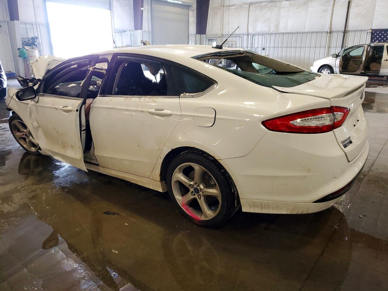 2015 Ford Fusion Se White vin: 3FA6P0H72FR305389