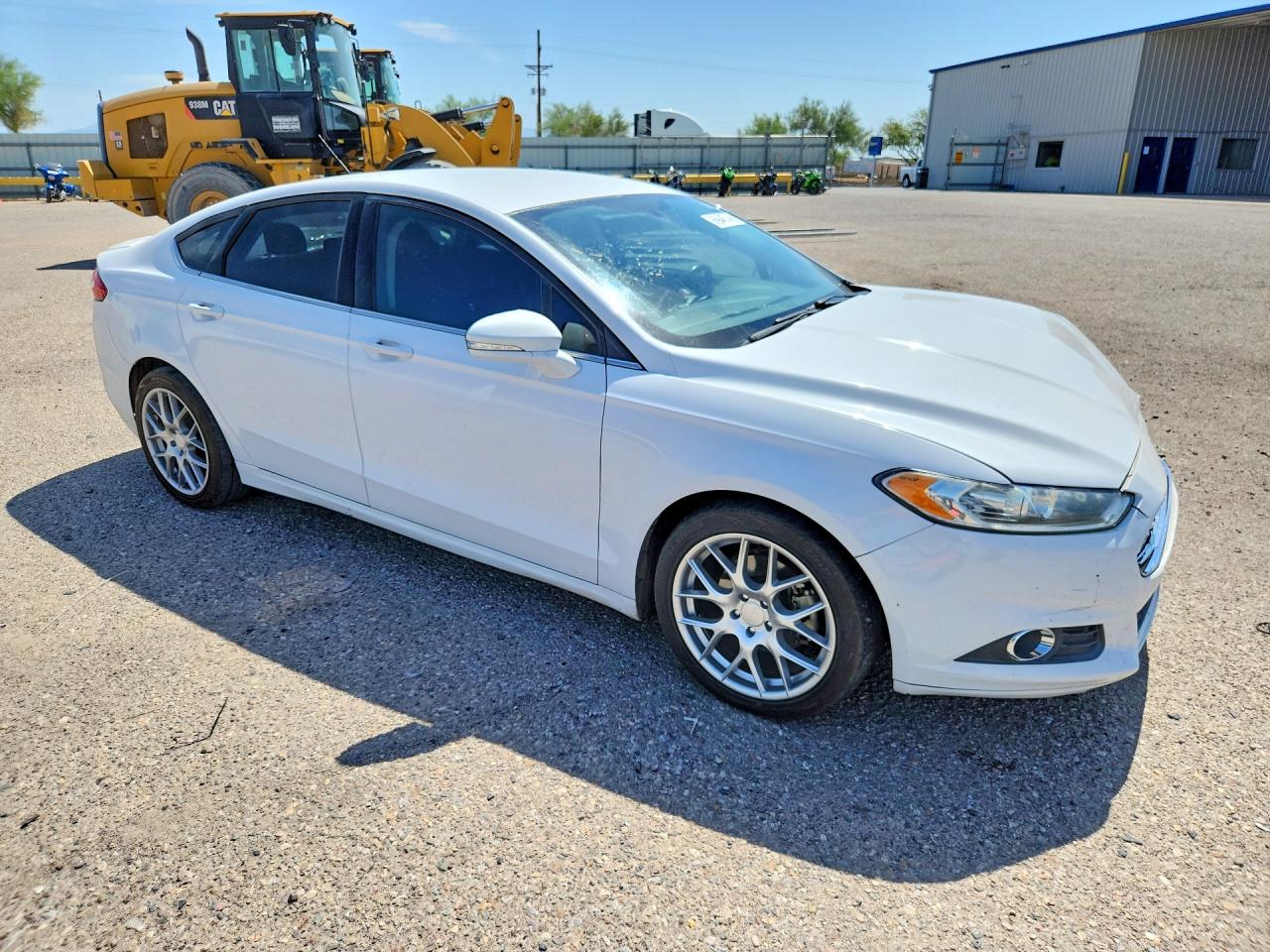 2015 Ford Fusion Se White vin: 3FA6P0H72FR306168