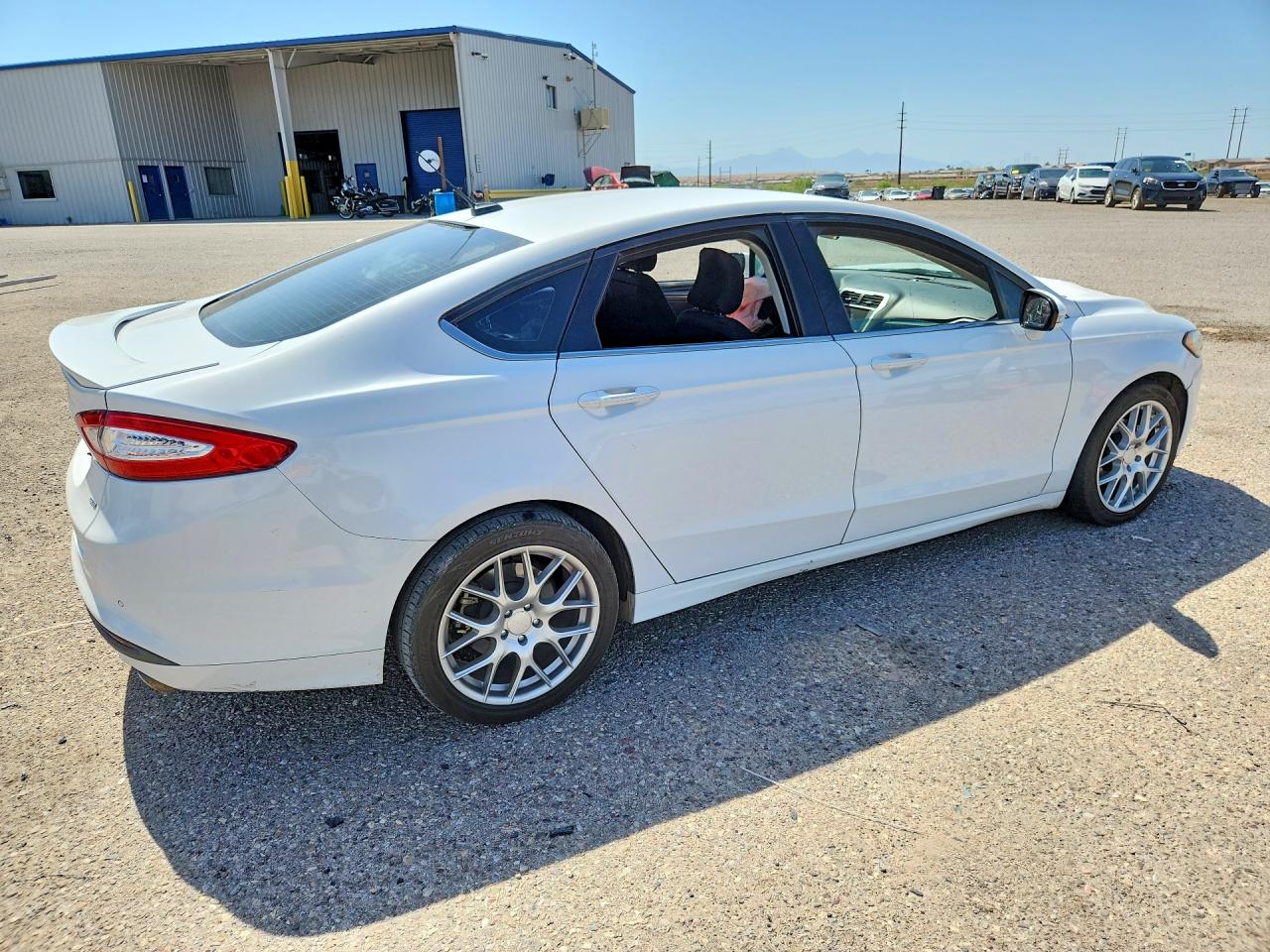 2015 Ford Fusion Se White vin: 3FA6P0H72FR306168