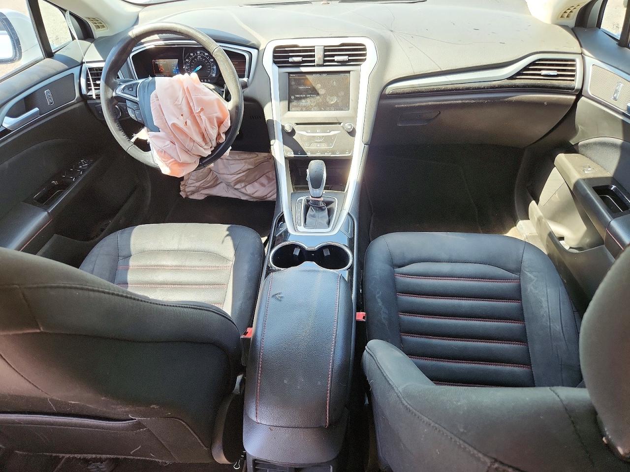 2015 Ford Fusion Se White vin: 3FA6P0H72FR306168