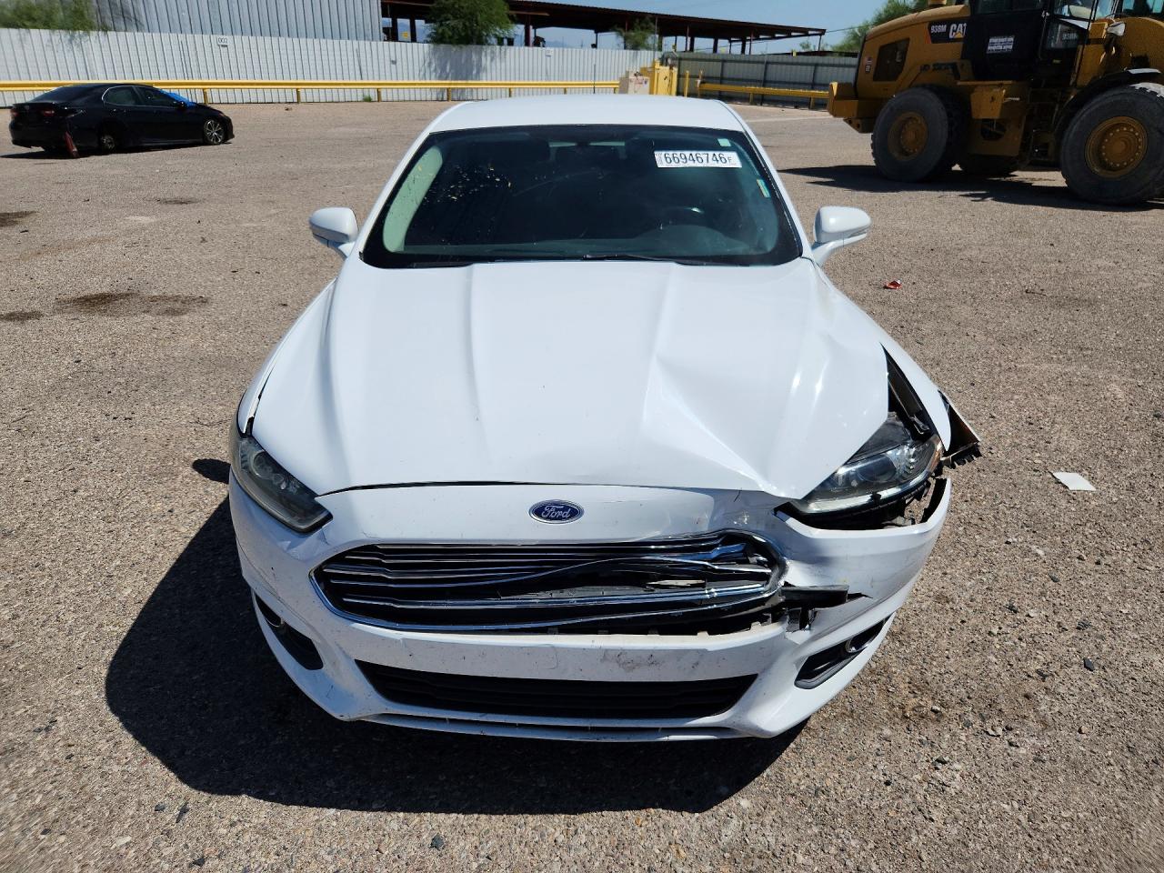 2015 Ford Fusion Se White vin: 3FA6P0H72FR306168
