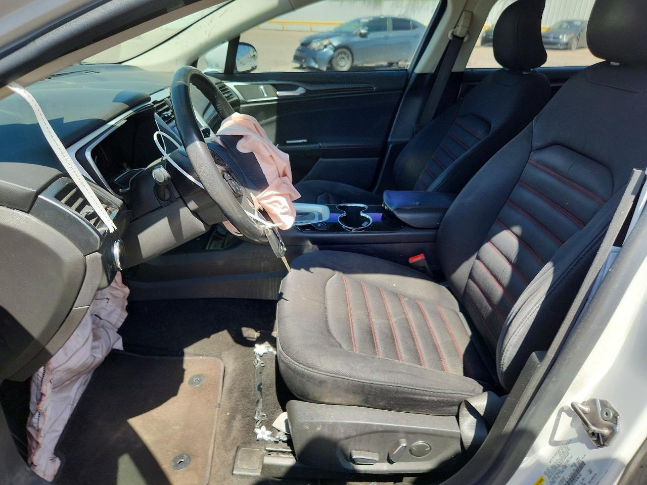 2015 Ford Fusion Se White vin: 3FA6P0H72FR306168