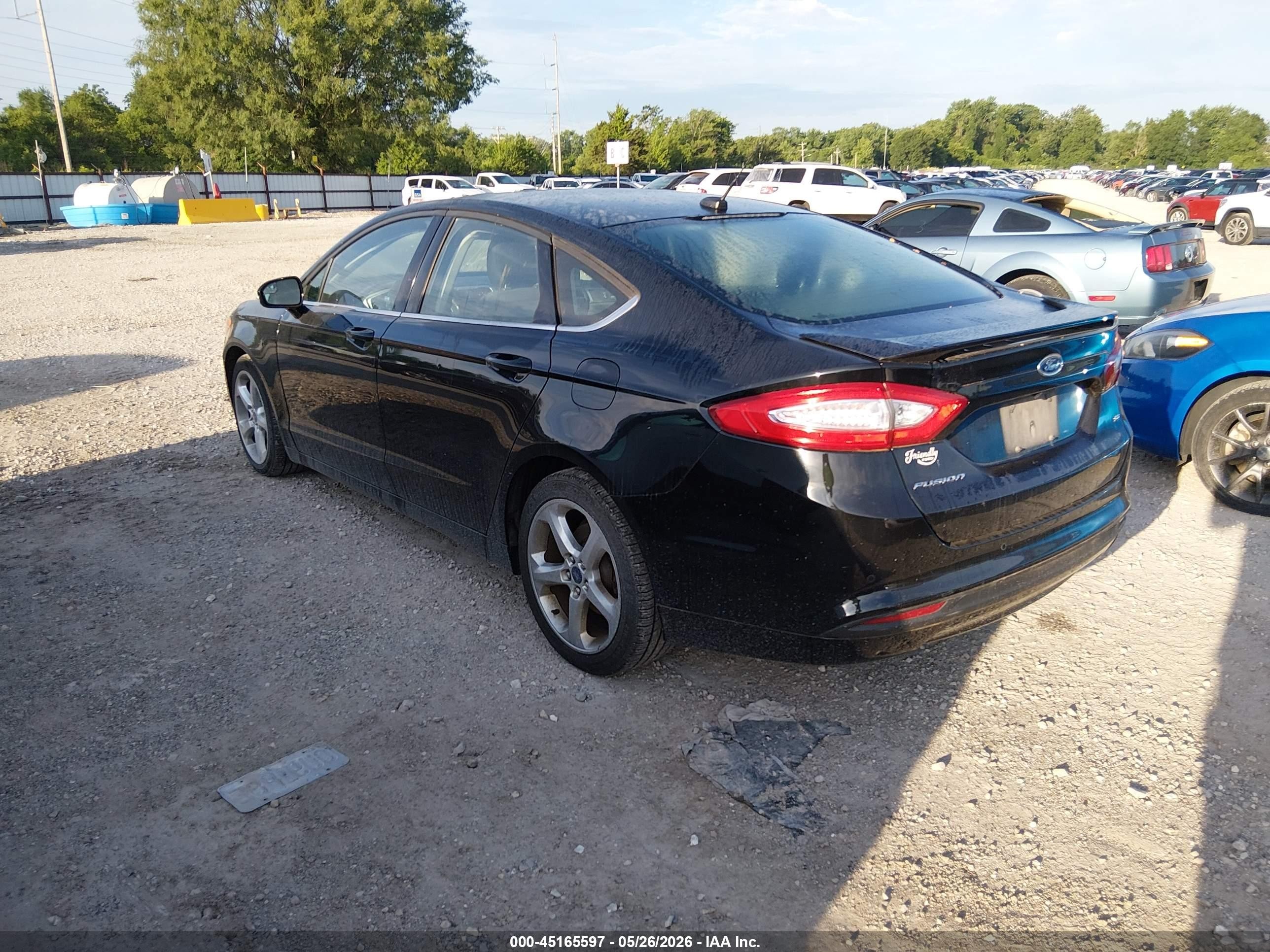 2016 Ford Fusion Se Black vin: 3FA6P0H72GR136167