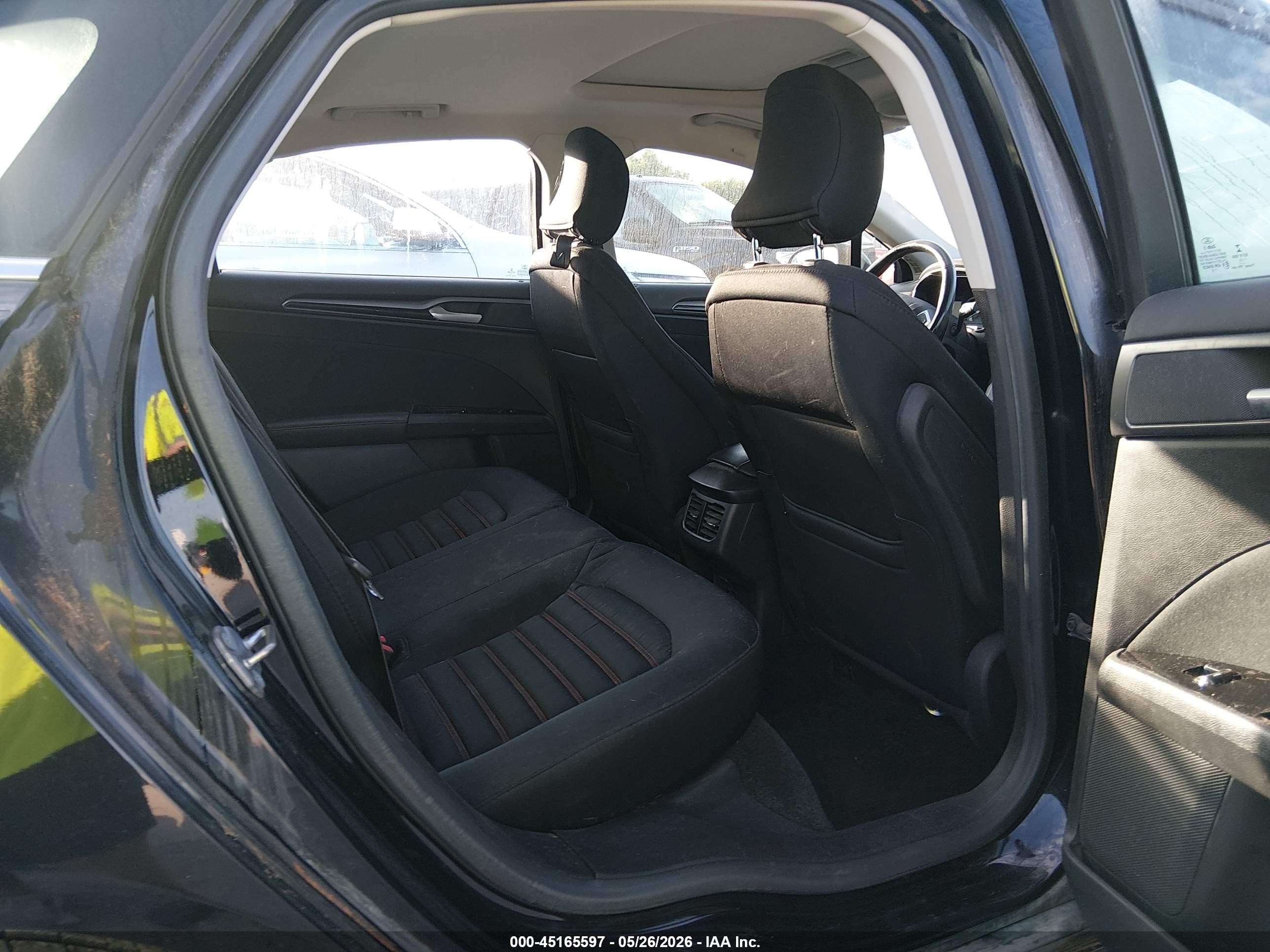 2016 Ford Fusion Se Black vin: 3FA6P0H72GR136167