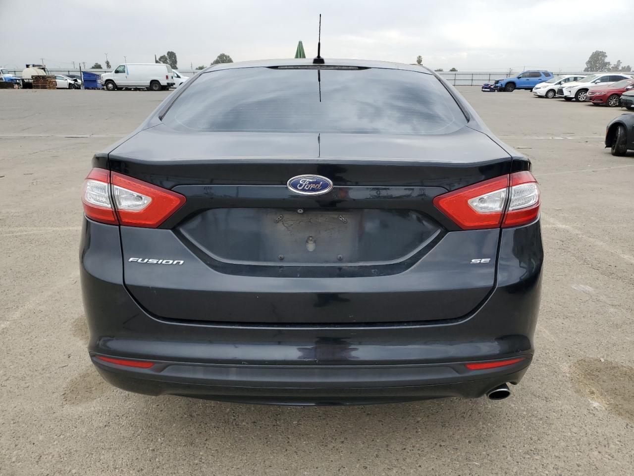 2016 Ford Fusion Se Black vin: 3FA6P0H72GR159559