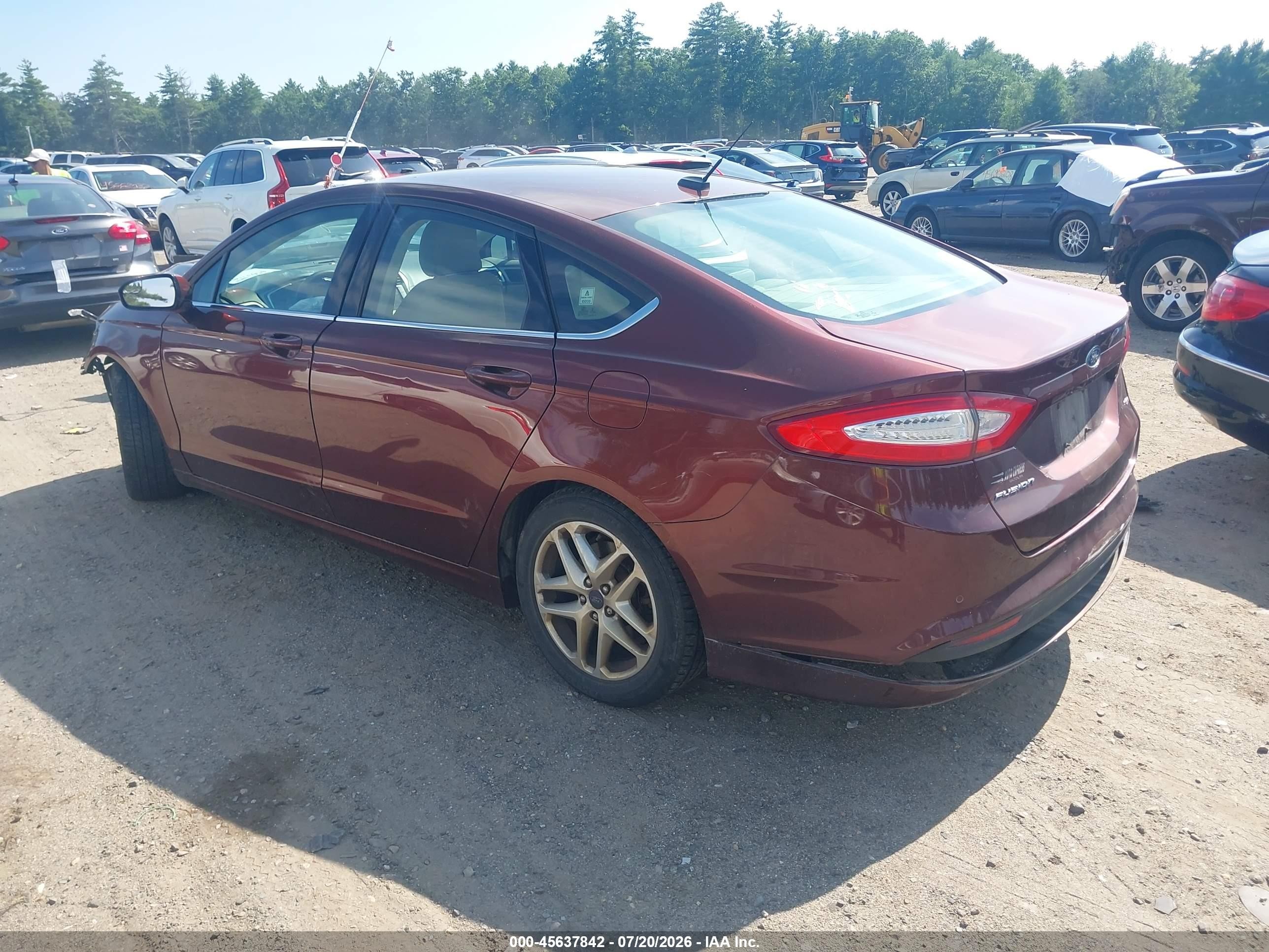 2016 Ford Fusion Se Maroon vin: 3FA6P0H72GR189483