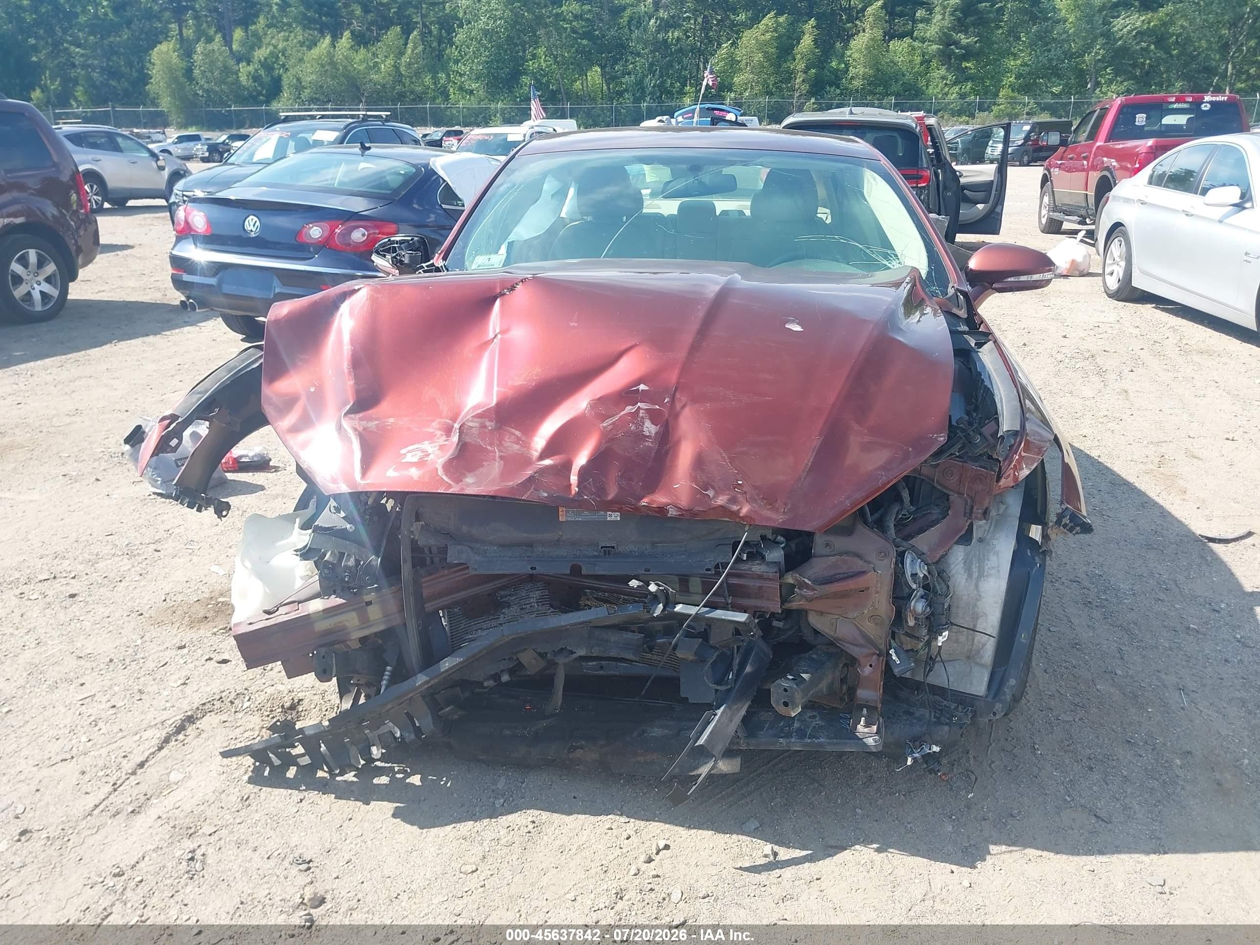 2016 Ford Fusion Se Maroon vin: 3FA6P0H72GR189483