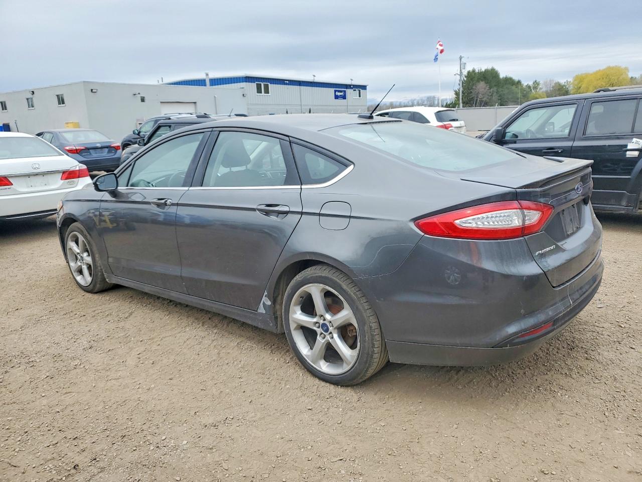 2016 Ford Fusion Se Gray vin: 3FA6P0H72GR371815