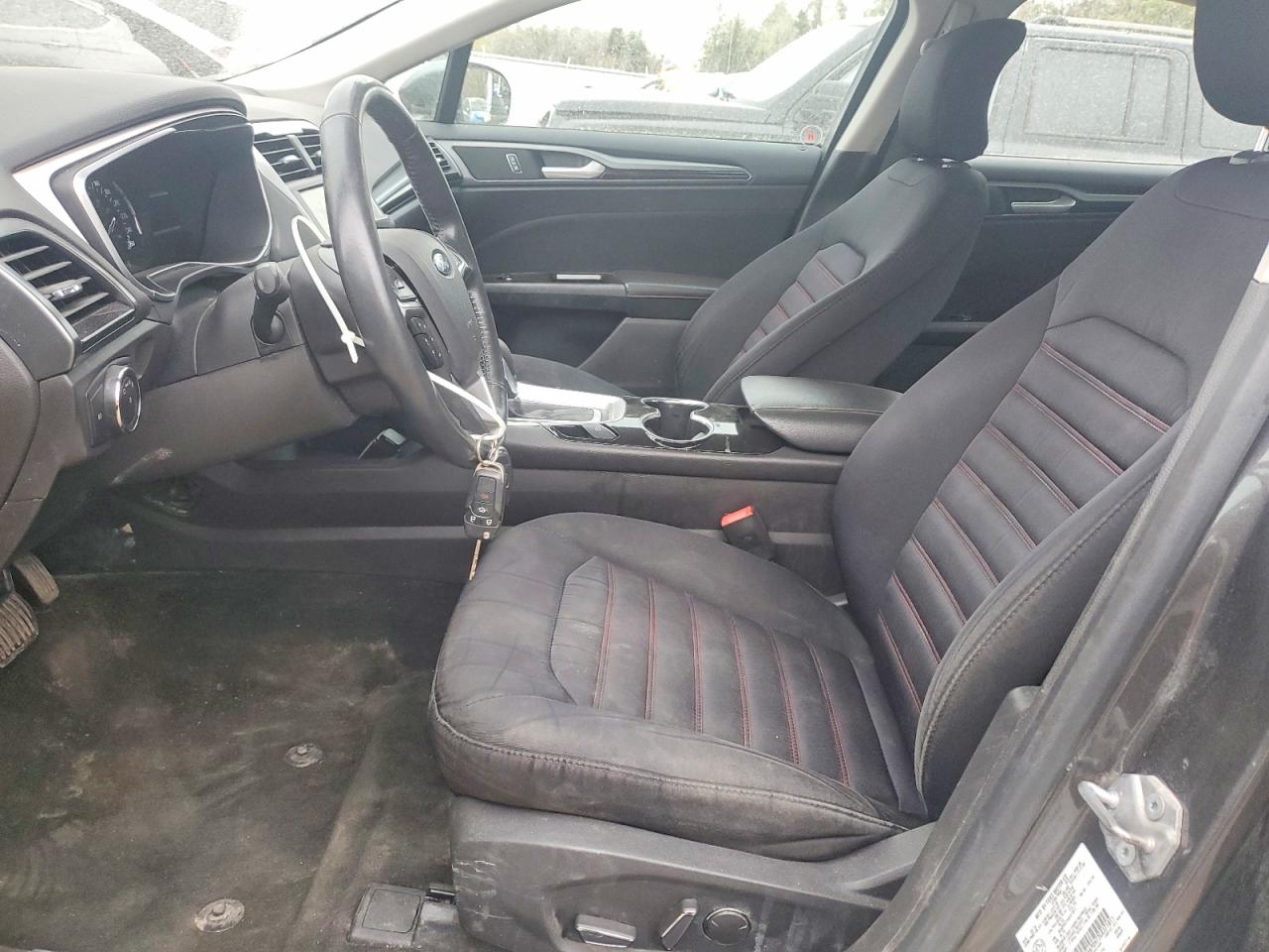 2016 Ford Fusion Se Gray vin: 3FA6P0H72GR371815