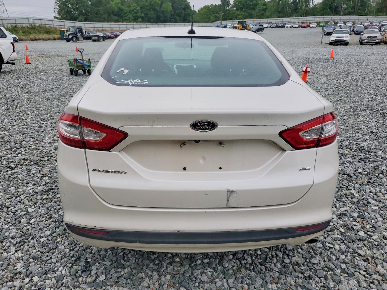2013 Ford Fusion Se White vin: 3FA6P0H73DR102024
