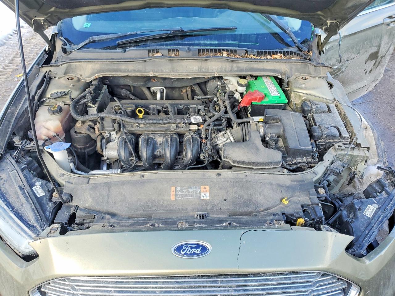2013 Ford Fusion Se Green vin: 3FA6P0H73DR112276