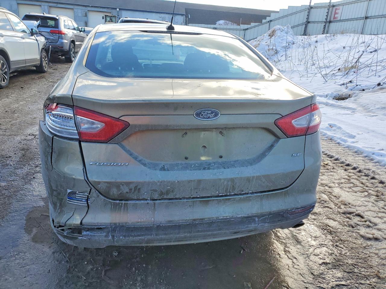 2013 Ford Fusion Se Green vin: 3FA6P0H73DR112276