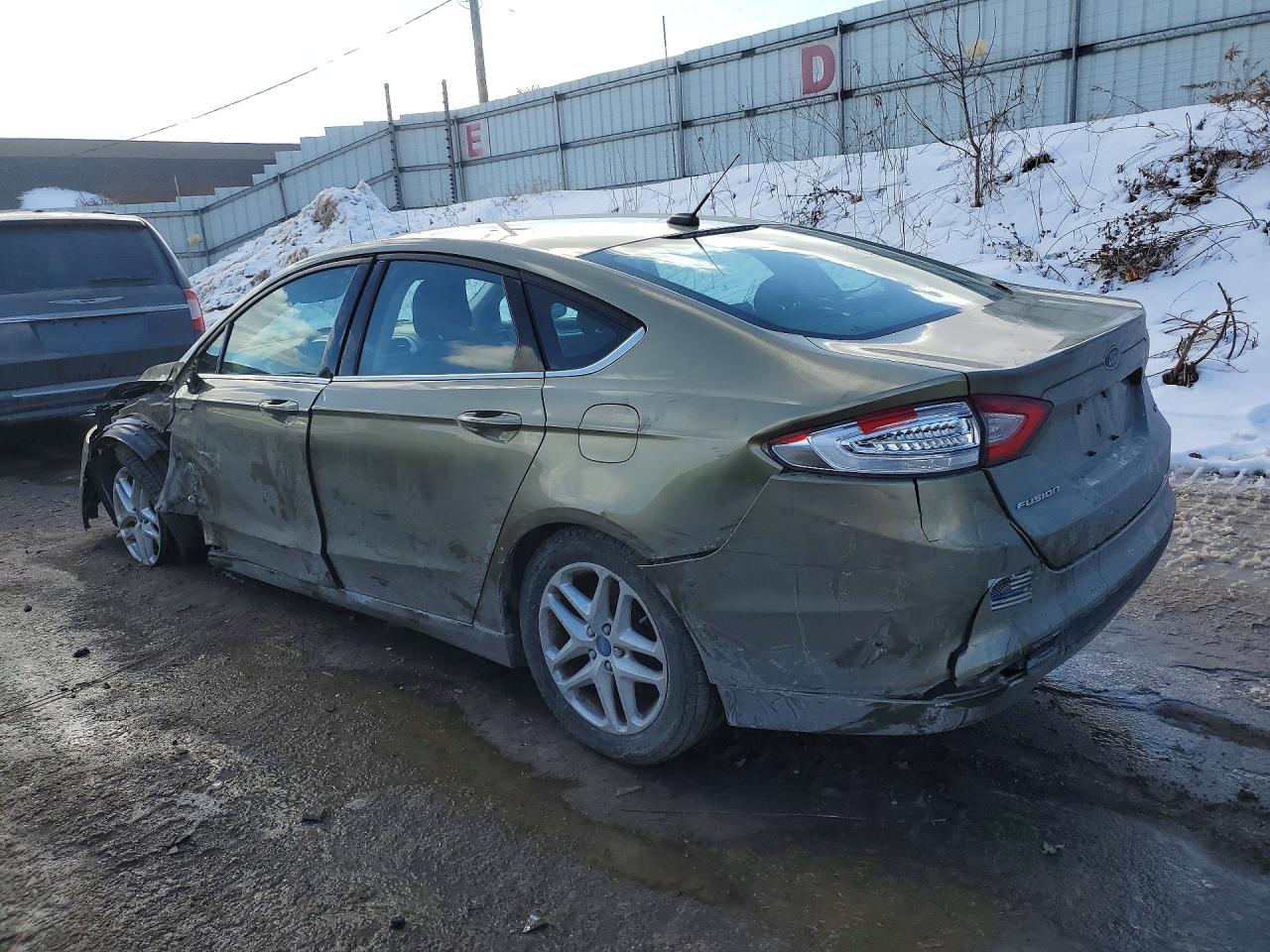 2013 Ford Fusion Se Green vin: 3FA6P0H73DR112276