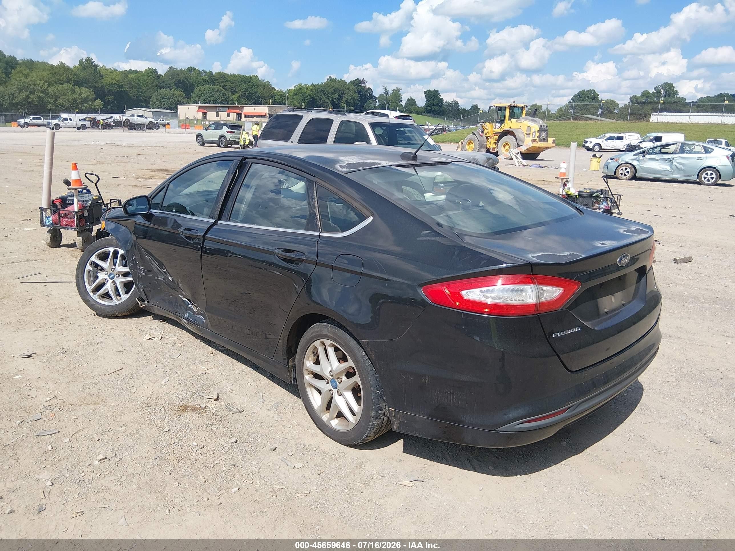 2013 Ford Fusion Se Черный vin: 3FA6P0H73DR135203