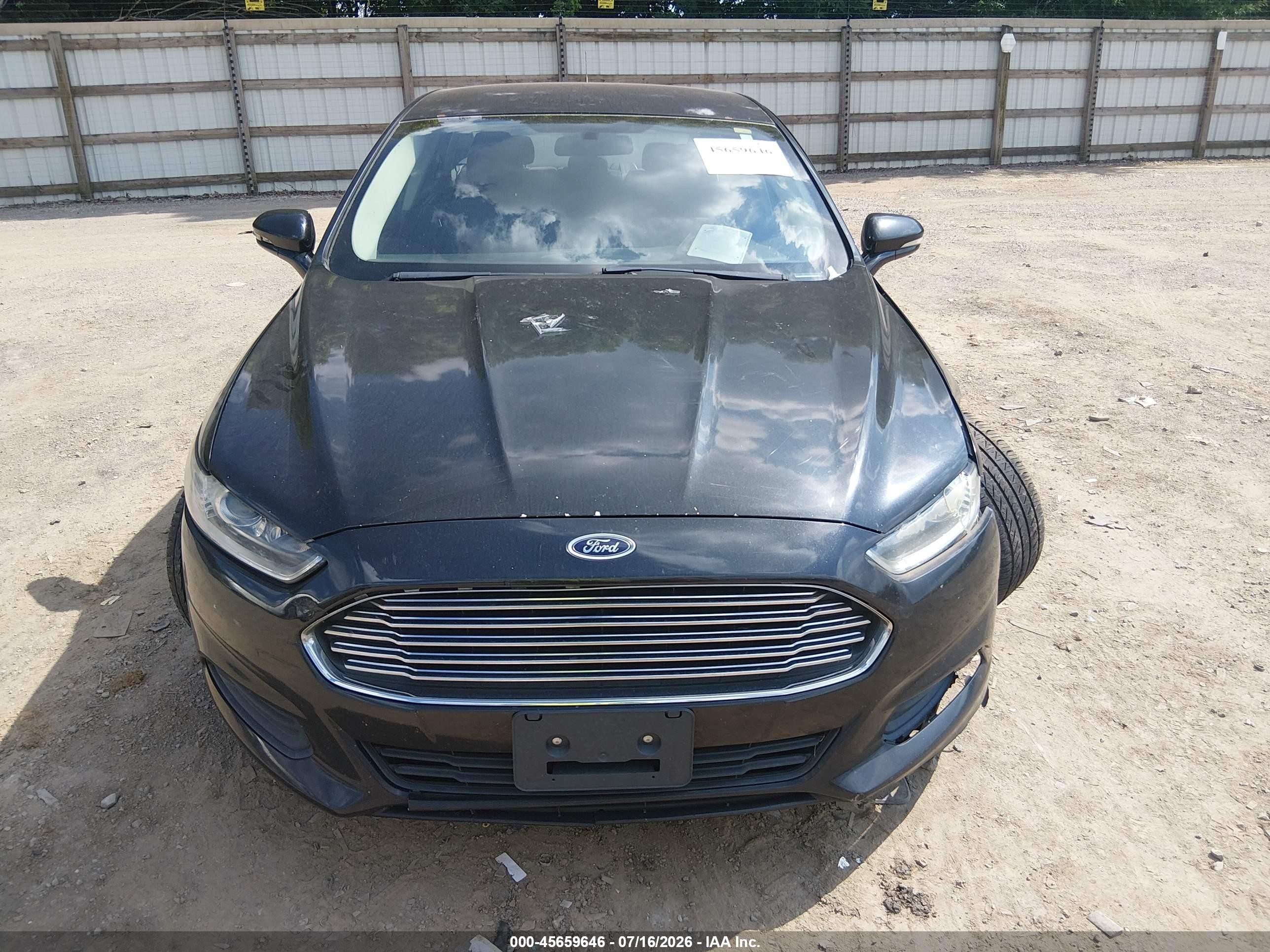 2013 Ford Fusion Se Черный vin: 3FA6P0H73DR135203