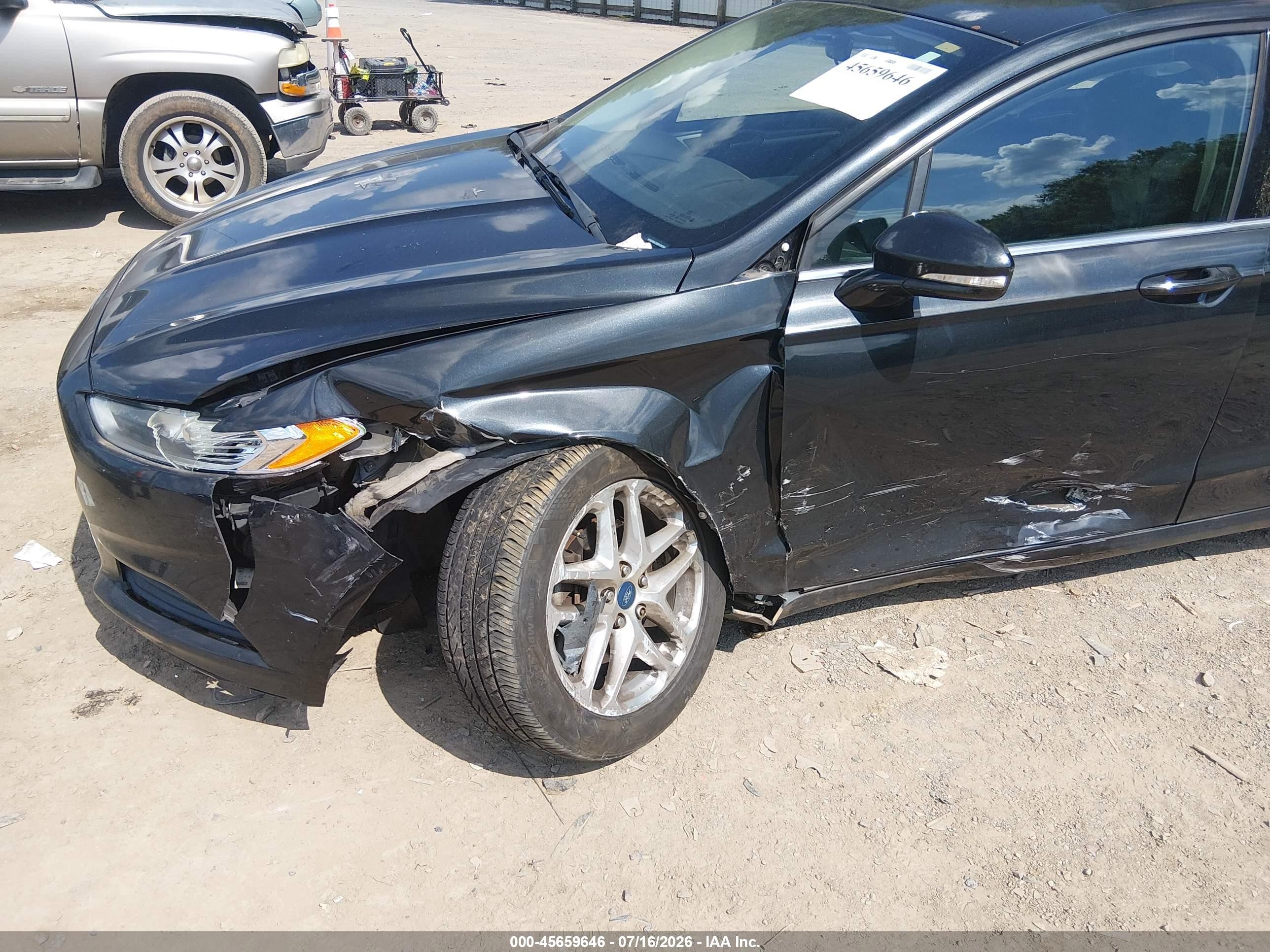 2013 Ford Fusion Se Черный vin: 3FA6P0H73DR135203