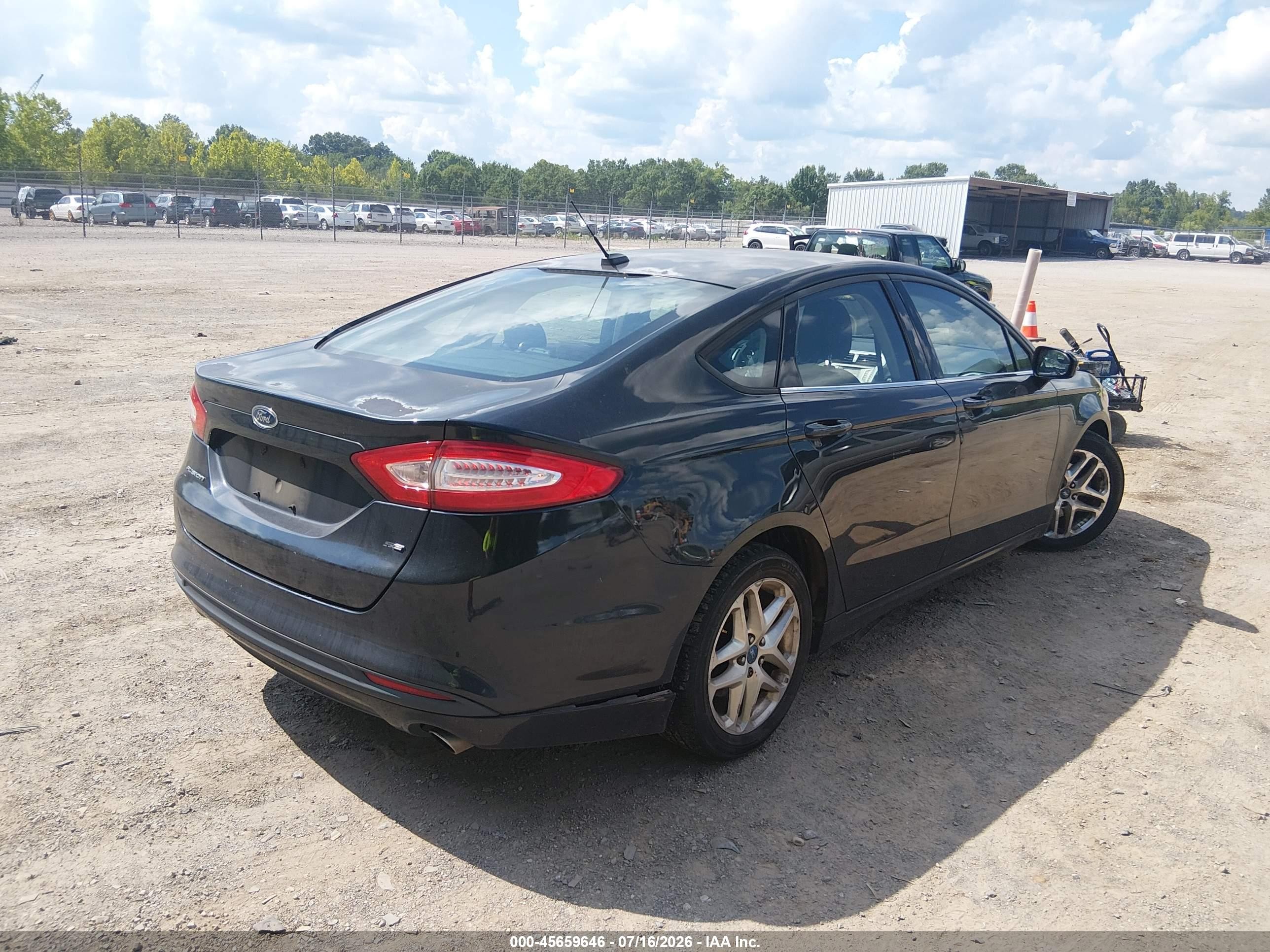 2013 Ford Fusion Se Черный vin: 3FA6P0H73DR135203