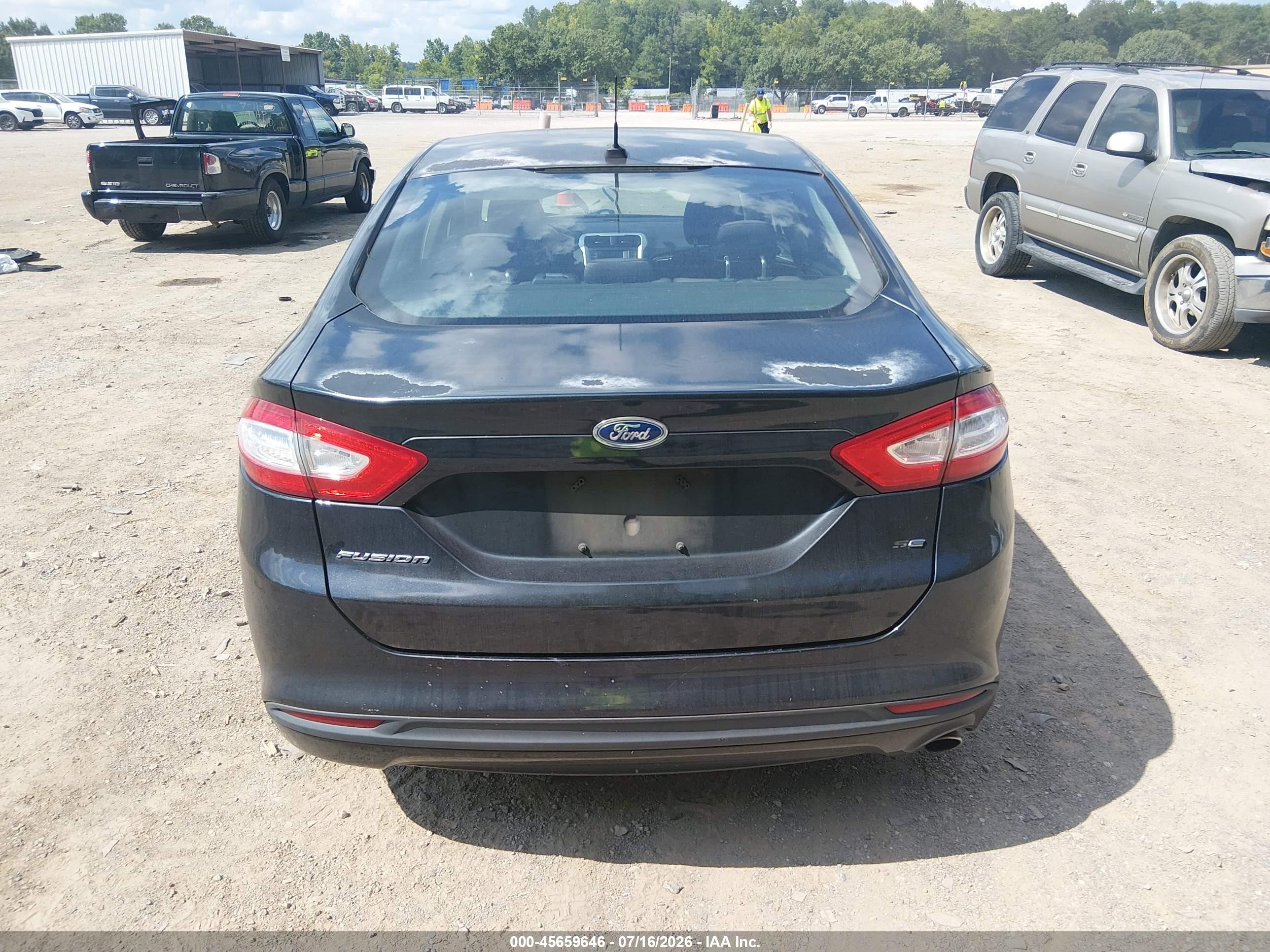 2013 Ford Fusion Se Черный vin: 3FA6P0H73DR135203
