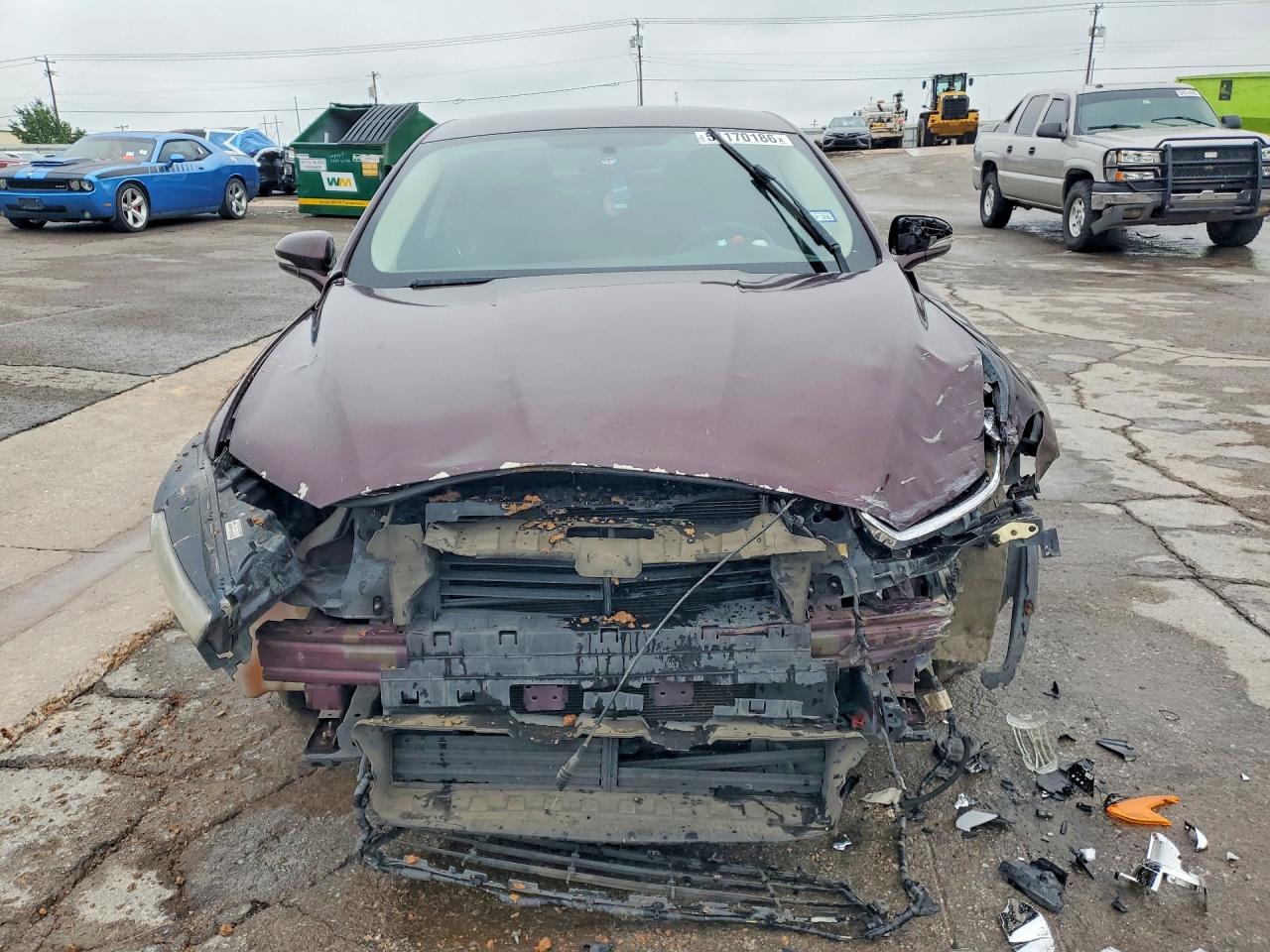 2013 Ford Fusion Se Burgundy vin: 3FA6P0H73DR144158