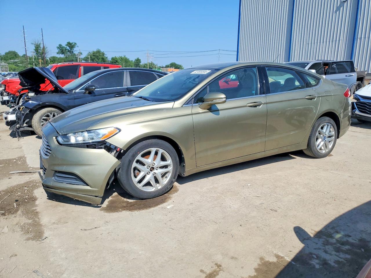 2013 Ford Fusion Se Green vin: 3FA6P0H73DR176673