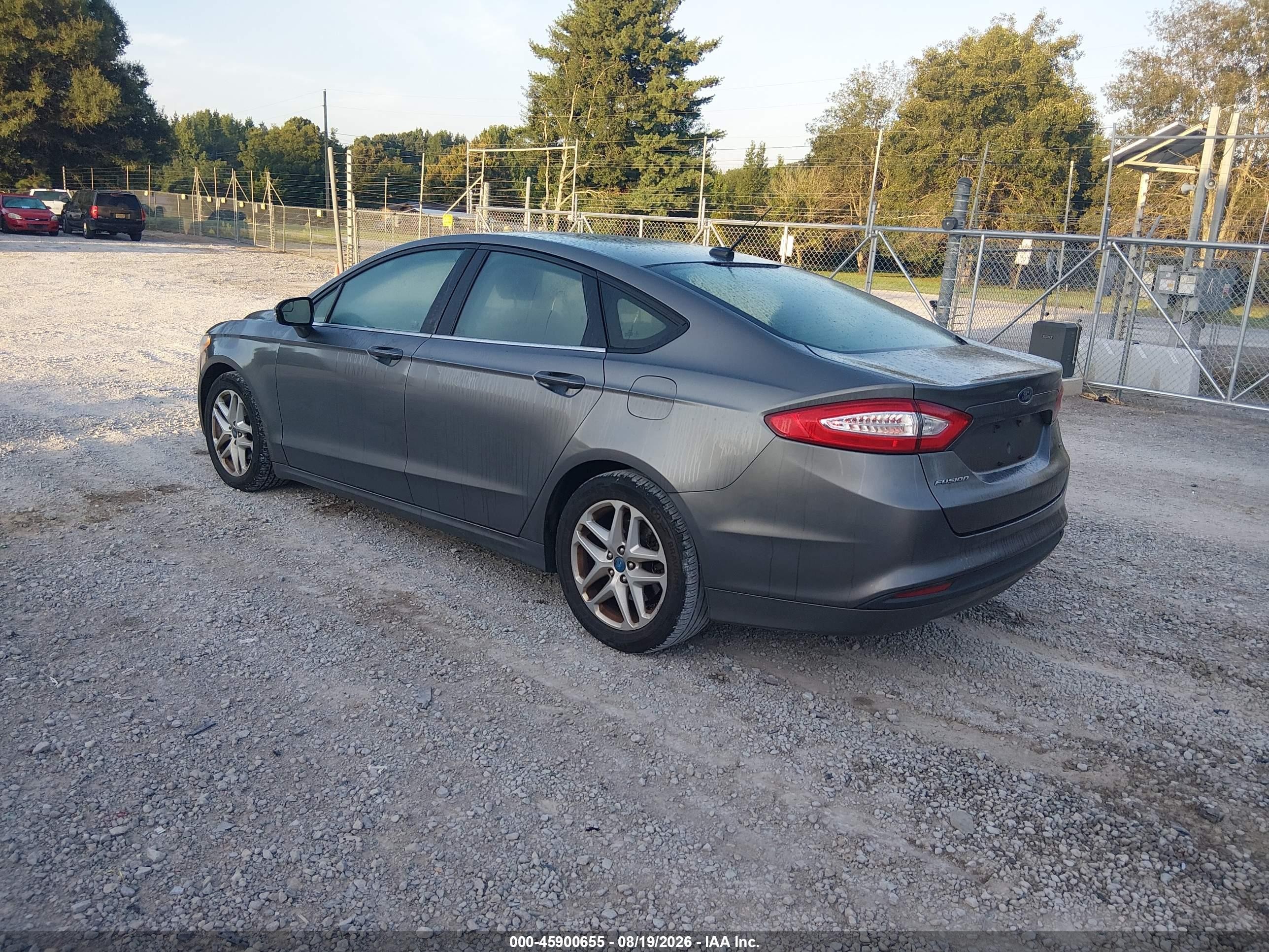 2013 Ford Fusion Se Gray vin: 3FA6P0H73DR178939