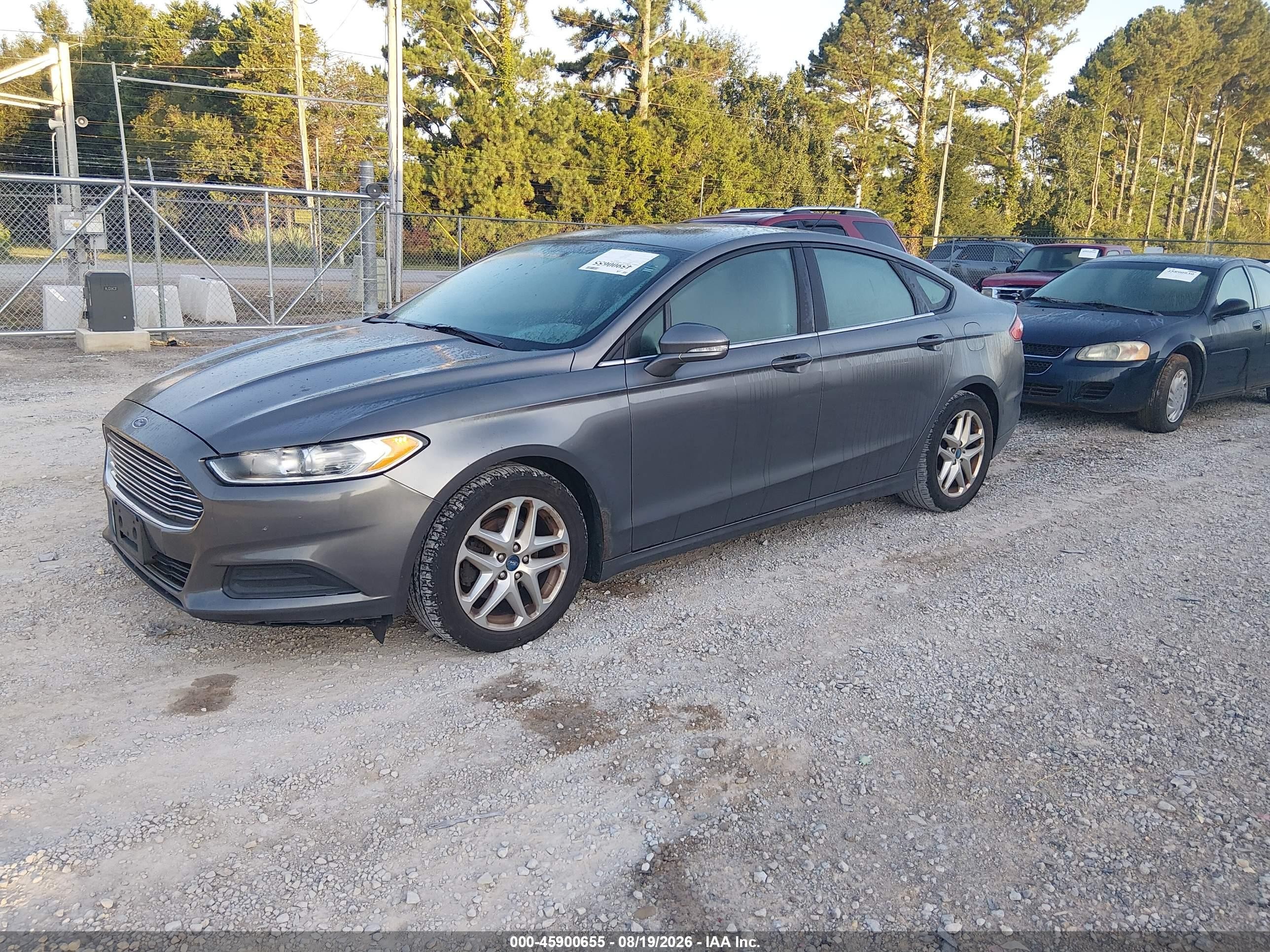 2013 Ford Fusion Se Gray vin: 3FA6P0H73DR178939