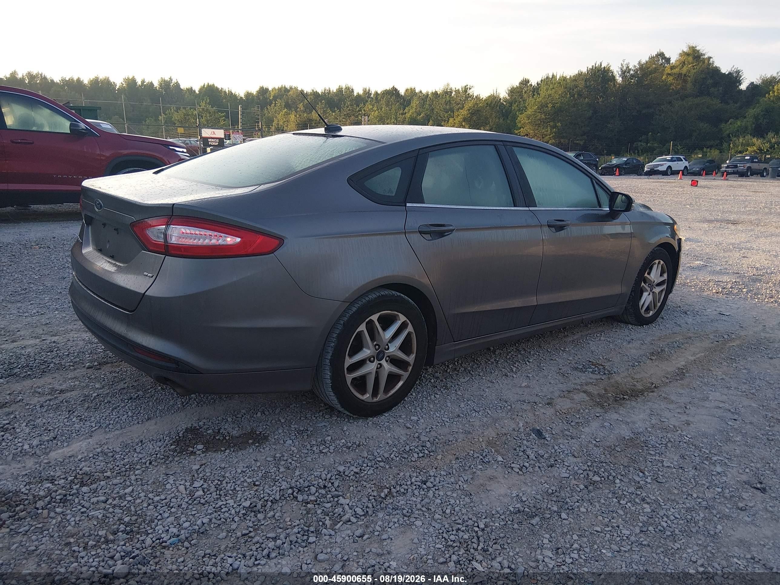 2013 Ford Fusion Se Gray vin: 3FA6P0H73DR178939