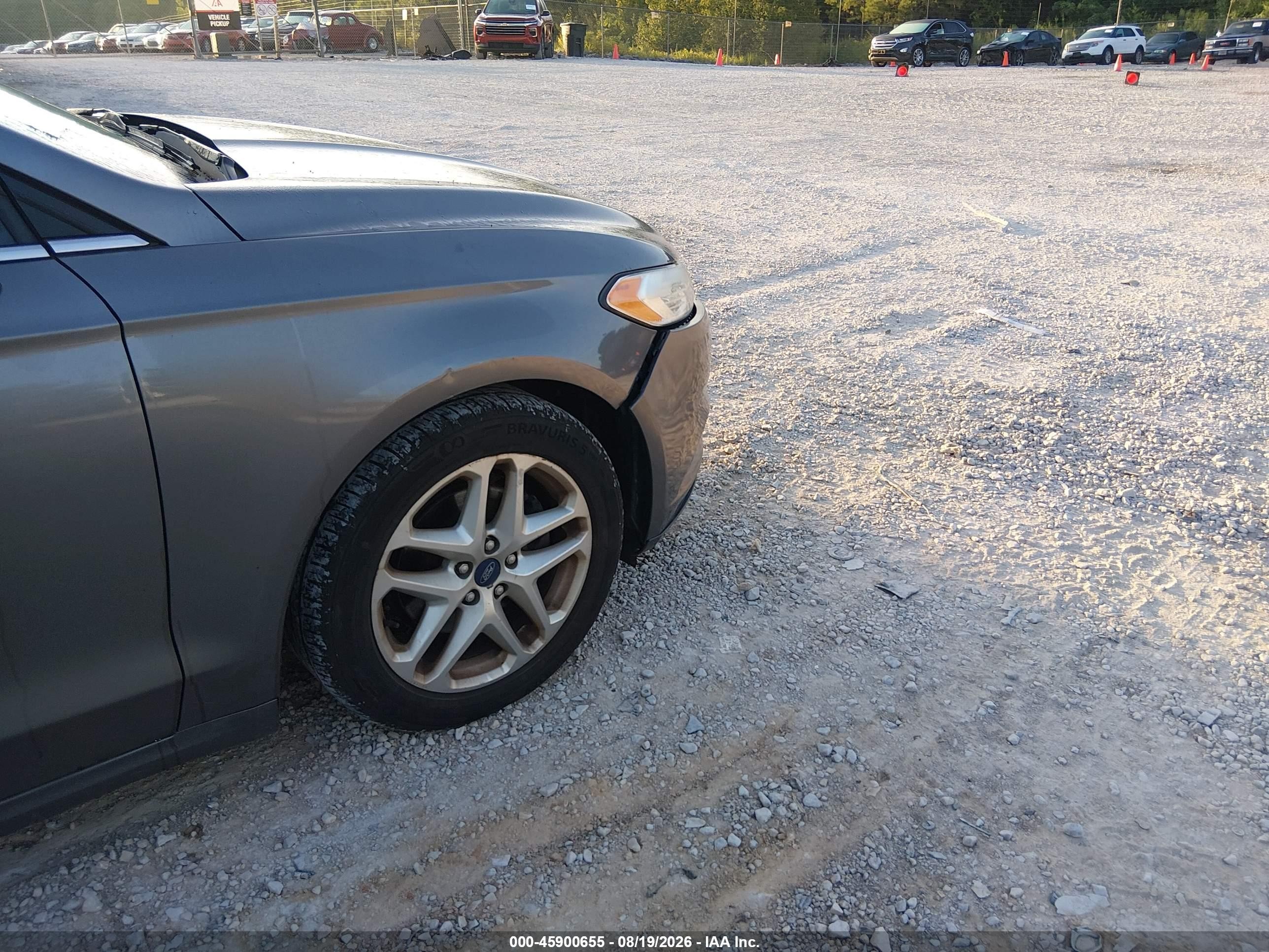 2013 Ford Fusion Se Gray vin: 3FA6P0H73DR178939