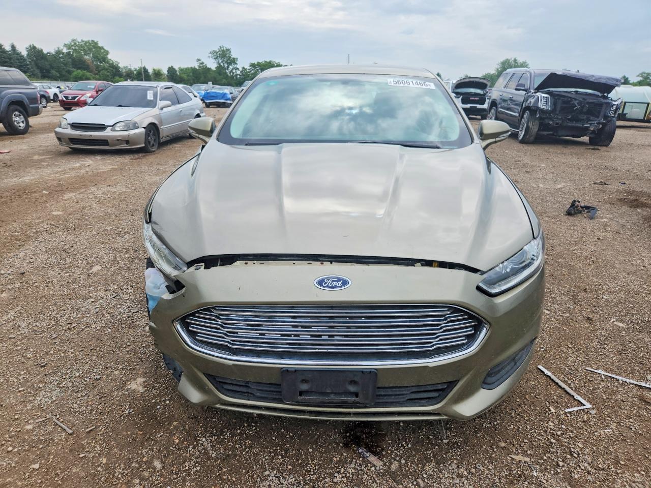 2013 Ford Fusion Se Green vin: 3FA6P0H73DR182196