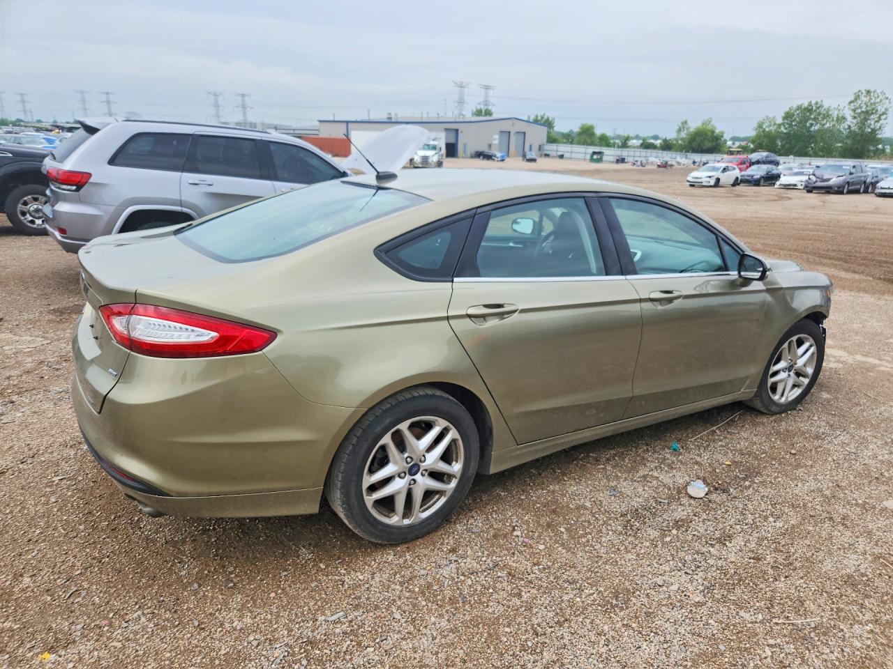 2013 Ford Fusion Se Green vin: 3FA6P0H73DR182196