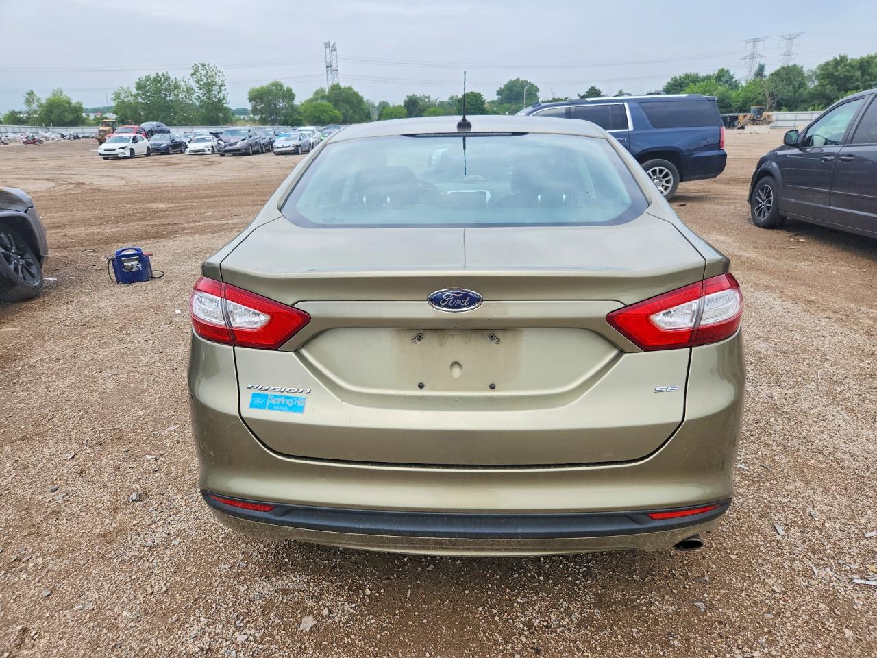 2013 Ford Fusion Se Green vin: 3FA6P0H73DR182196