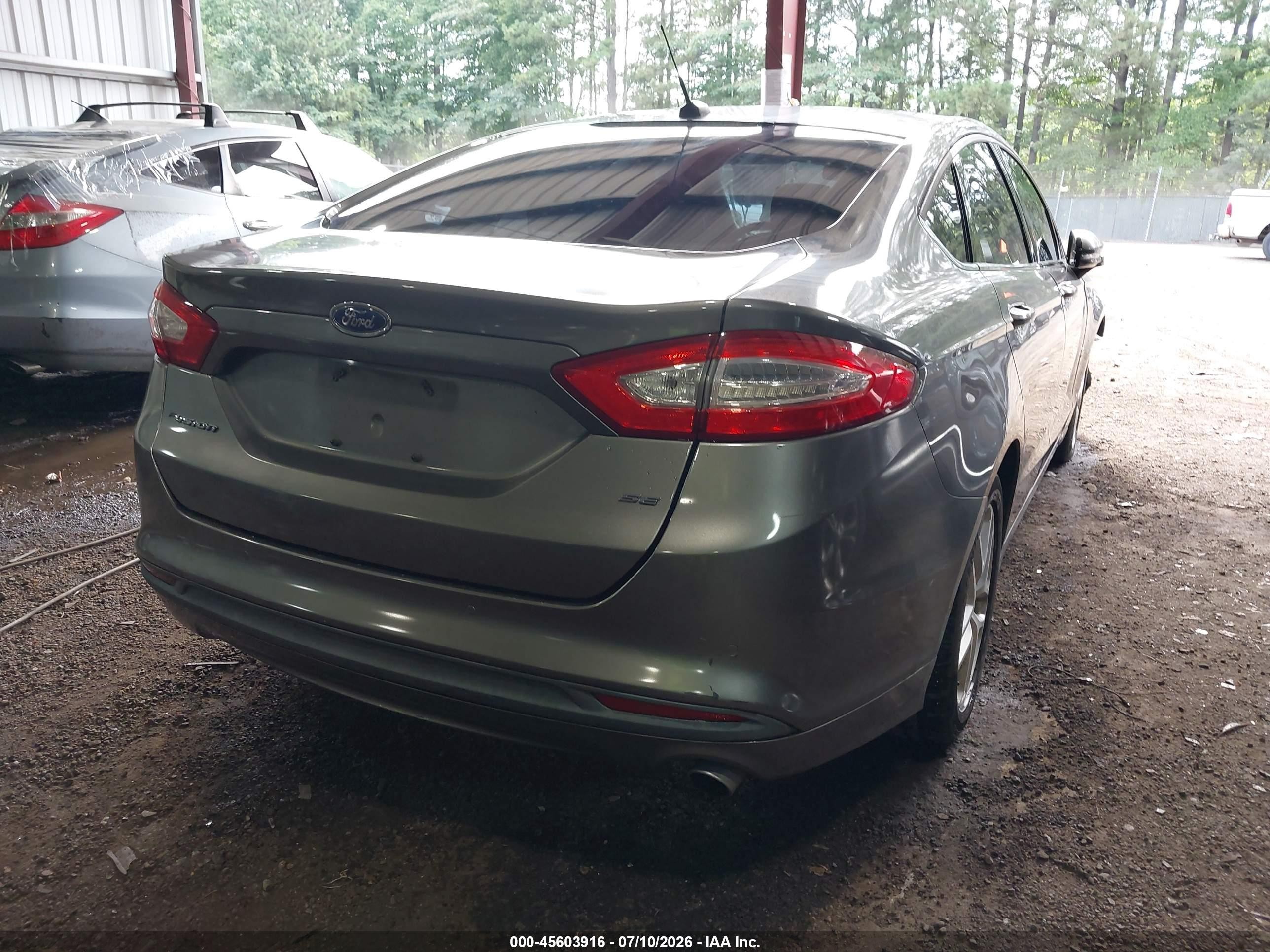 2013 Ford Fusion Se Blue vin: 3FA6P0H73DR195563