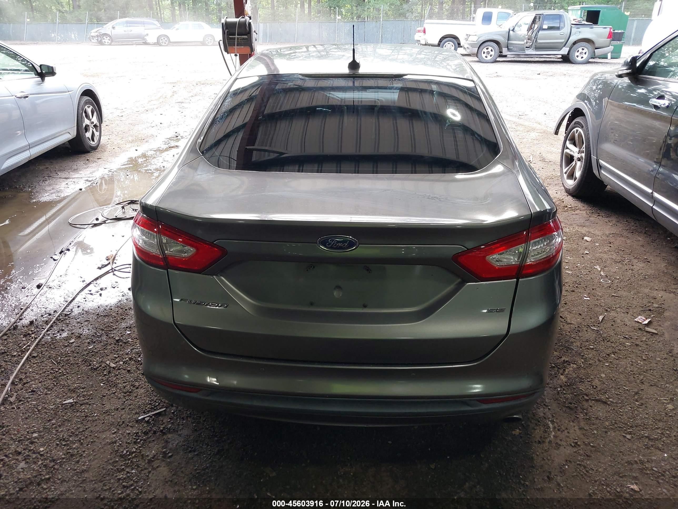 2013 Ford Fusion Se Blue vin: 3FA6P0H73DR195563