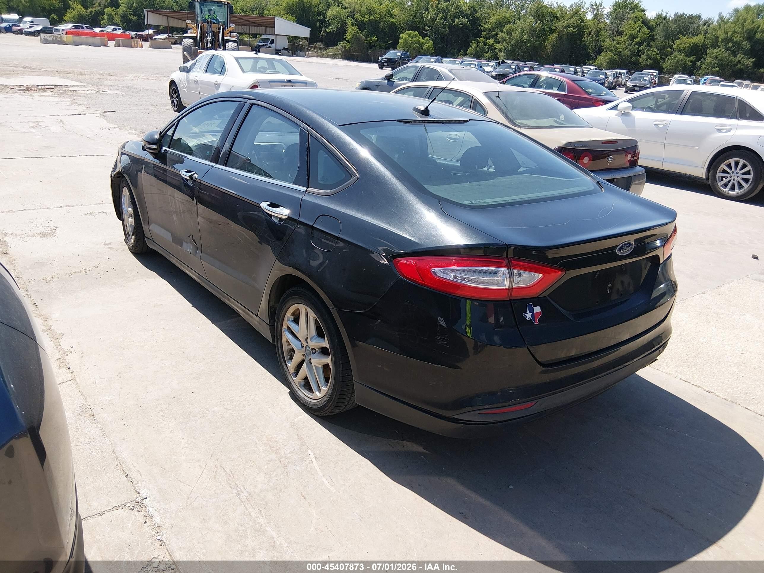 2013 Ford Fusion Se Black vin: 3FA6P0H73DR195840