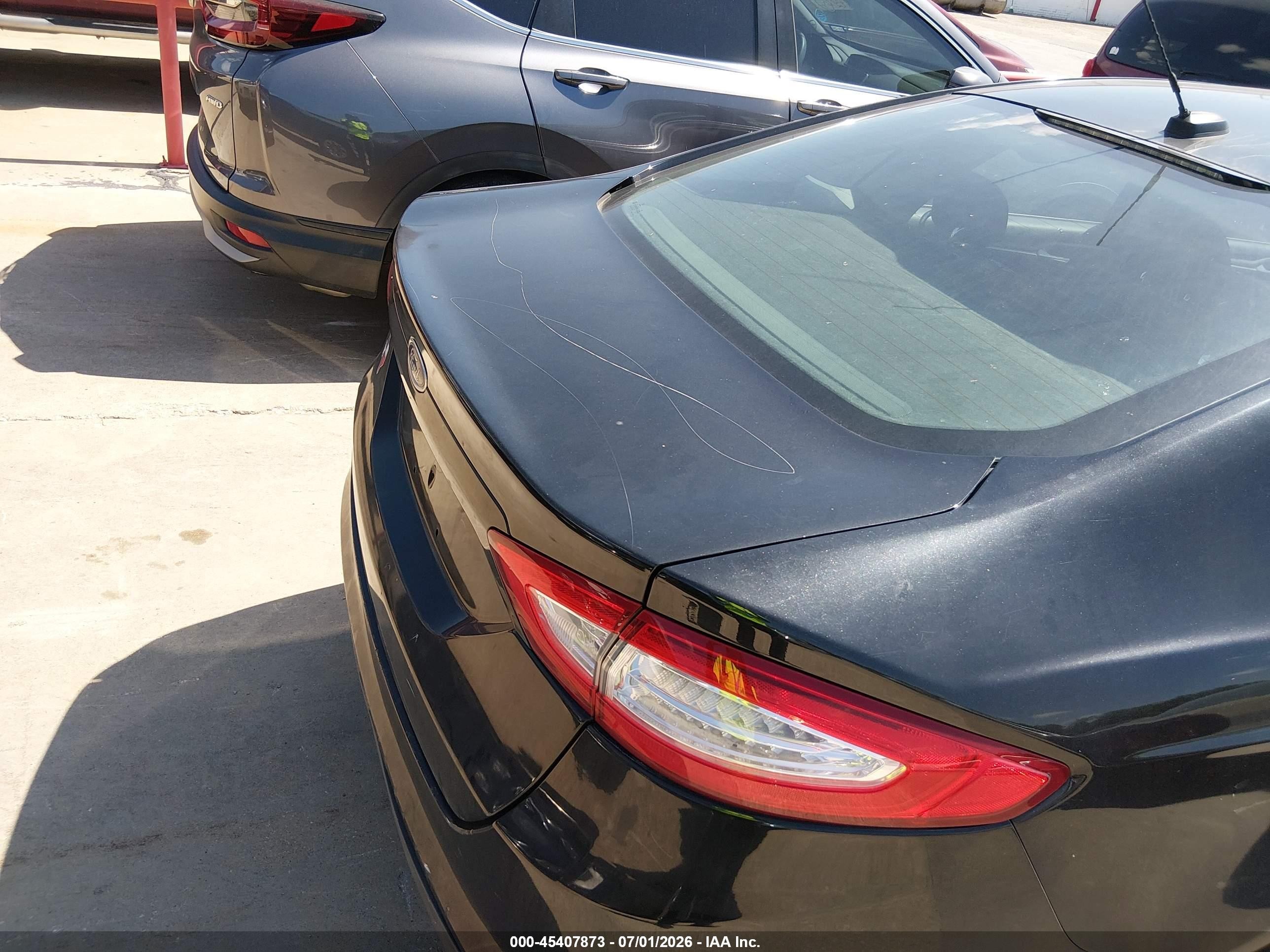 2013 Ford Fusion Se Black vin: 3FA6P0H73DR195840