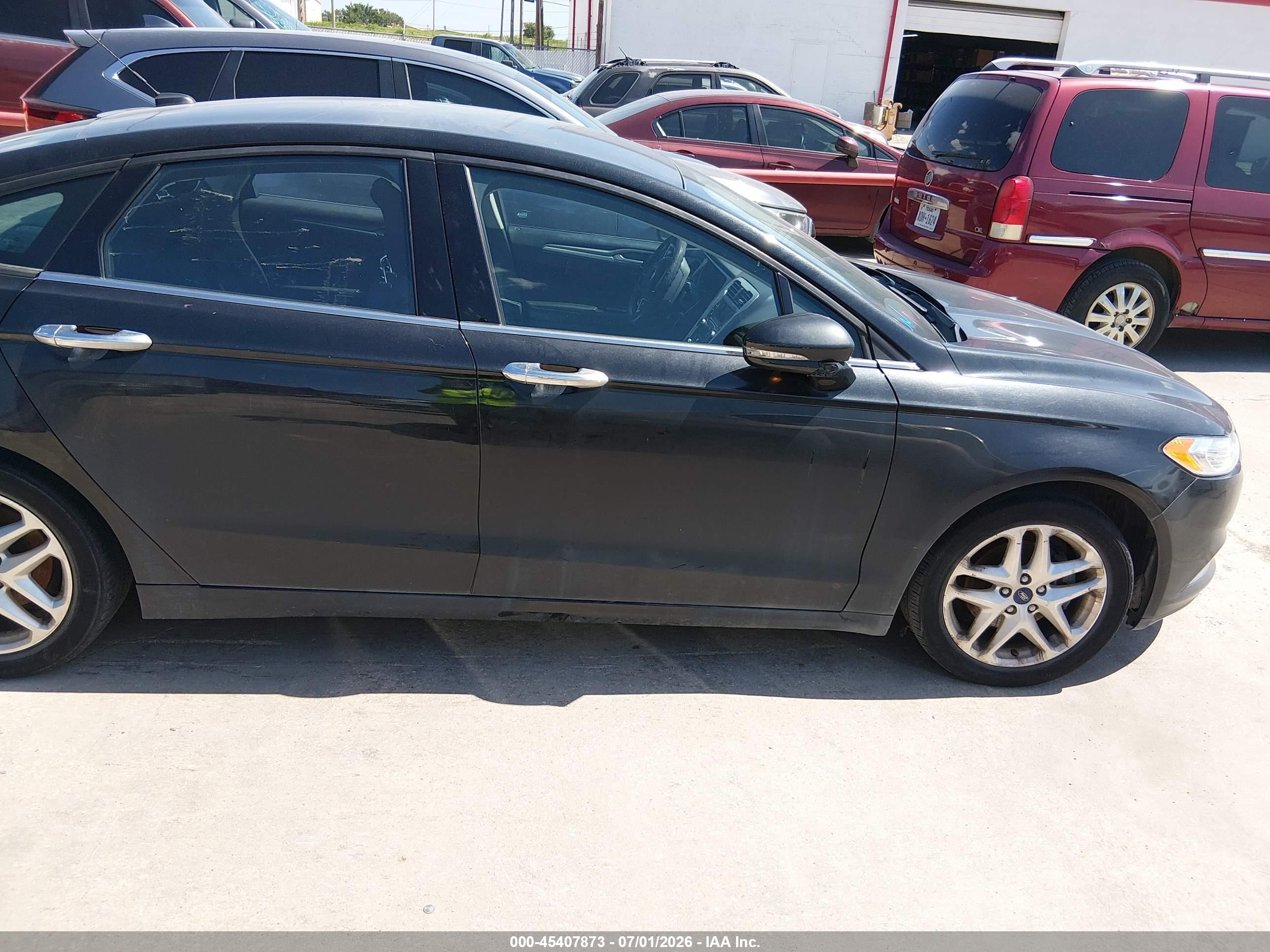2013 Ford Fusion Se Black vin: 3FA6P0H73DR195840