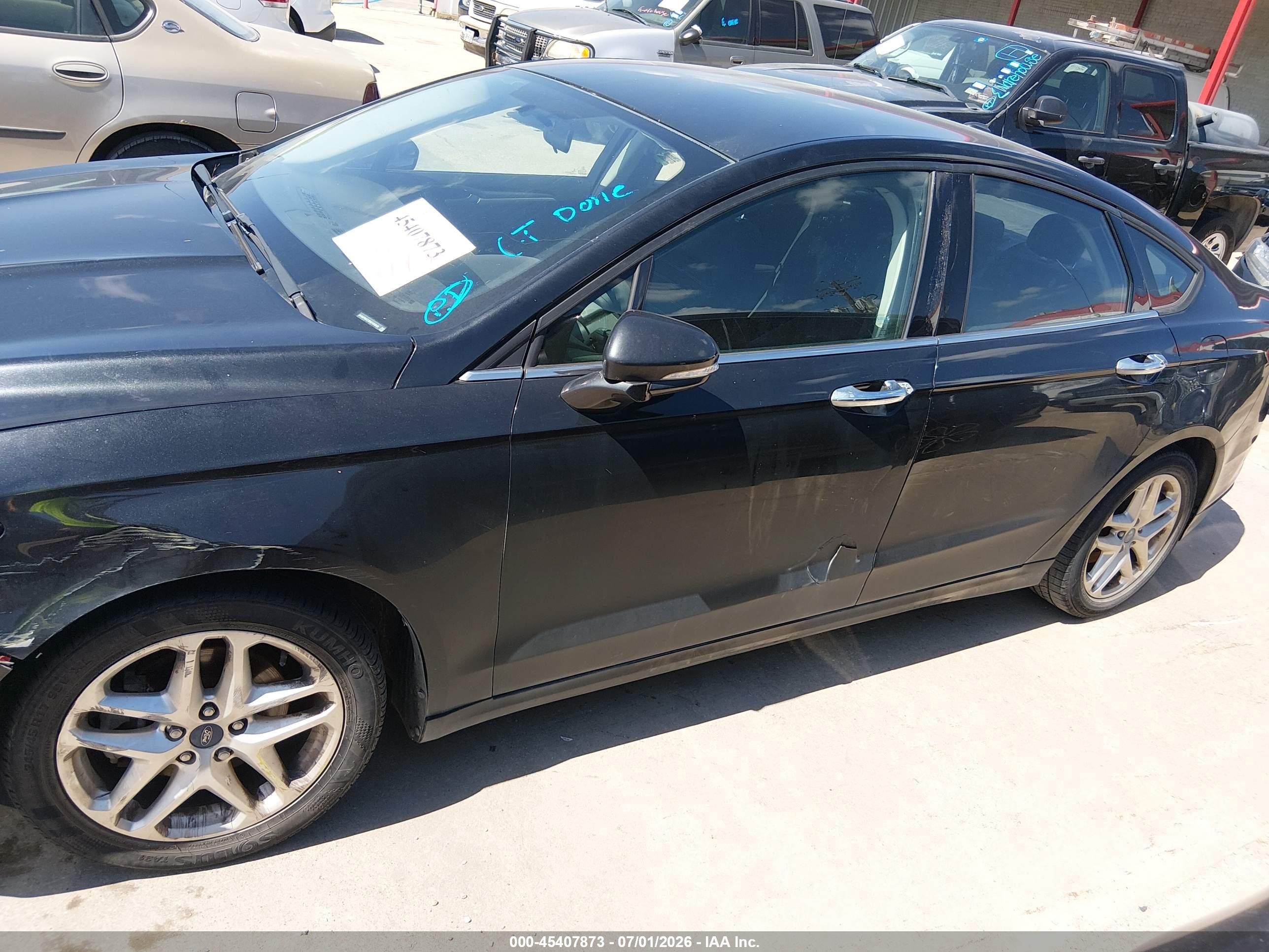 2013 Ford Fusion Se Black vin: 3FA6P0H73DR195840