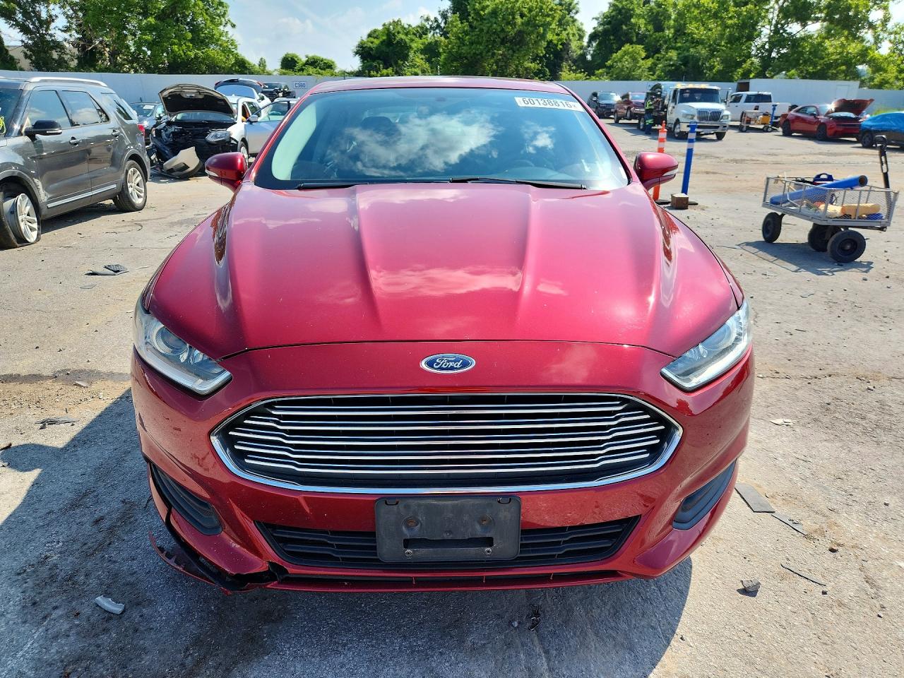 2013 Ford Fusion Se Red vin: 3FA6P0H73DR200471