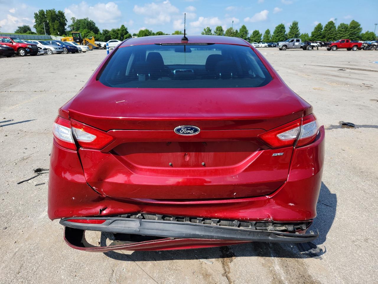 2013 Ford Fusion Se Red vin: 3FA6P0H73DR200471
