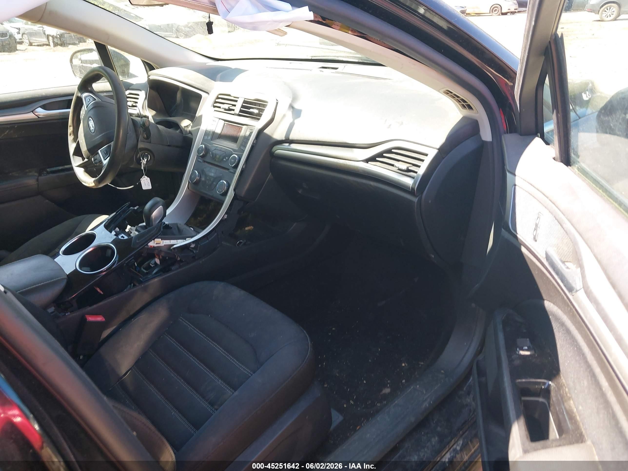 2013 Ford Fusion Se Black vin: 3FA6P0H73DR224818