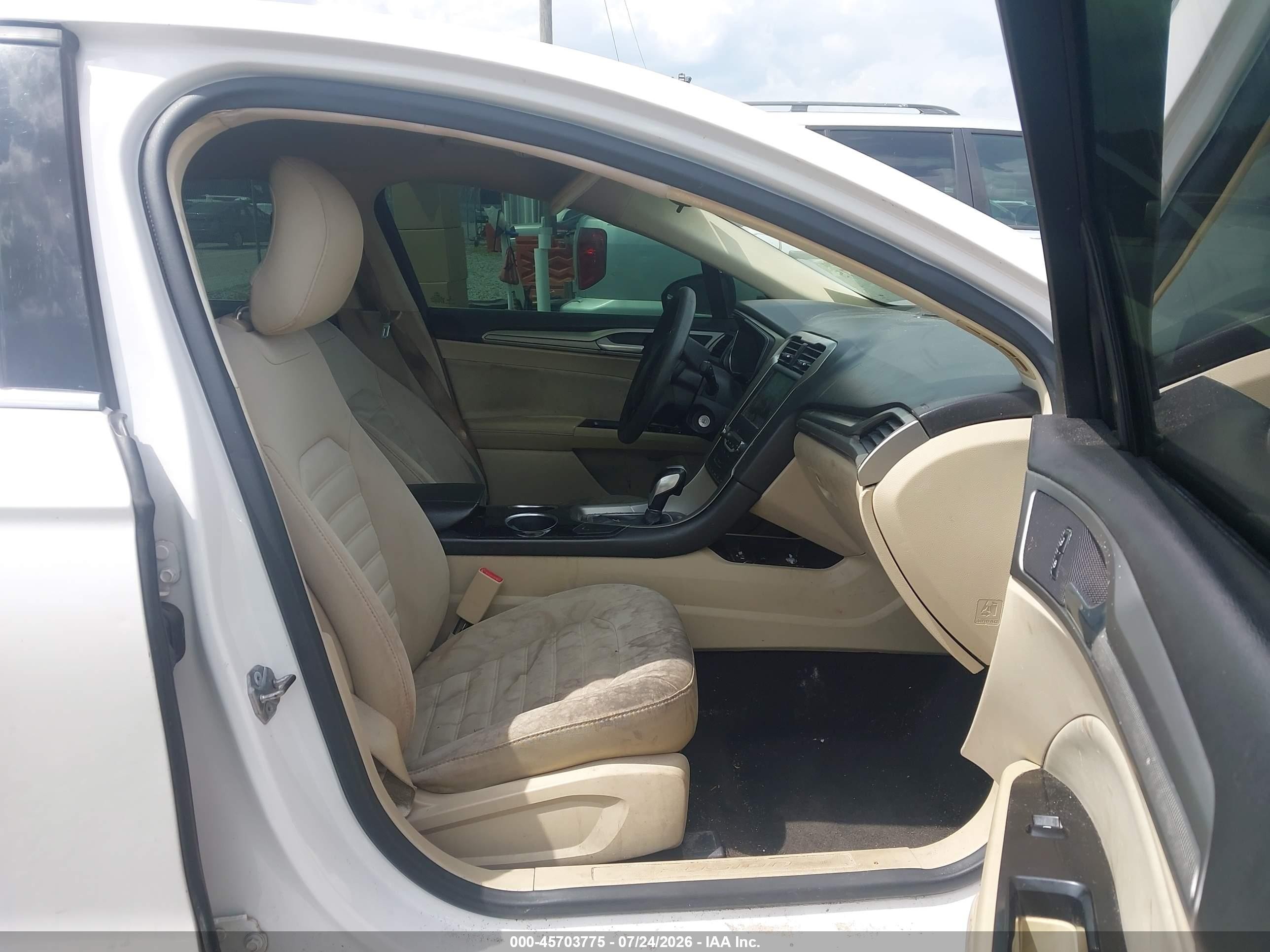 2013 Ford Fusion Se White vin: 3FA6P0H73DR225161